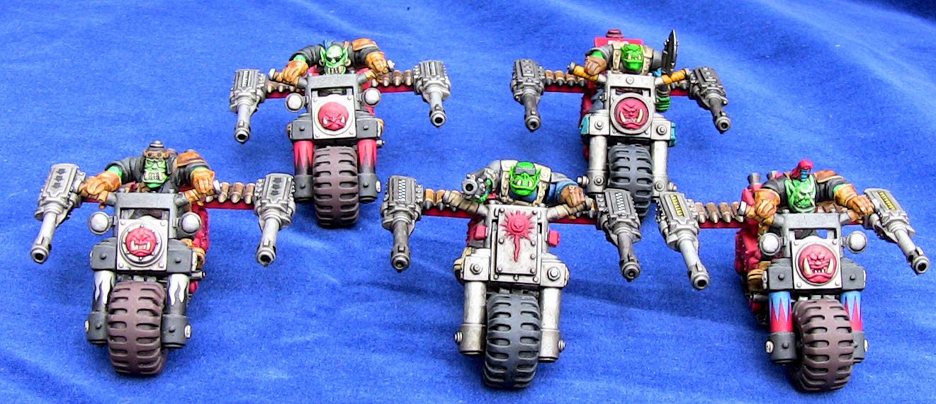 Bike, Orks, Warbikers, Warhammer 40,000