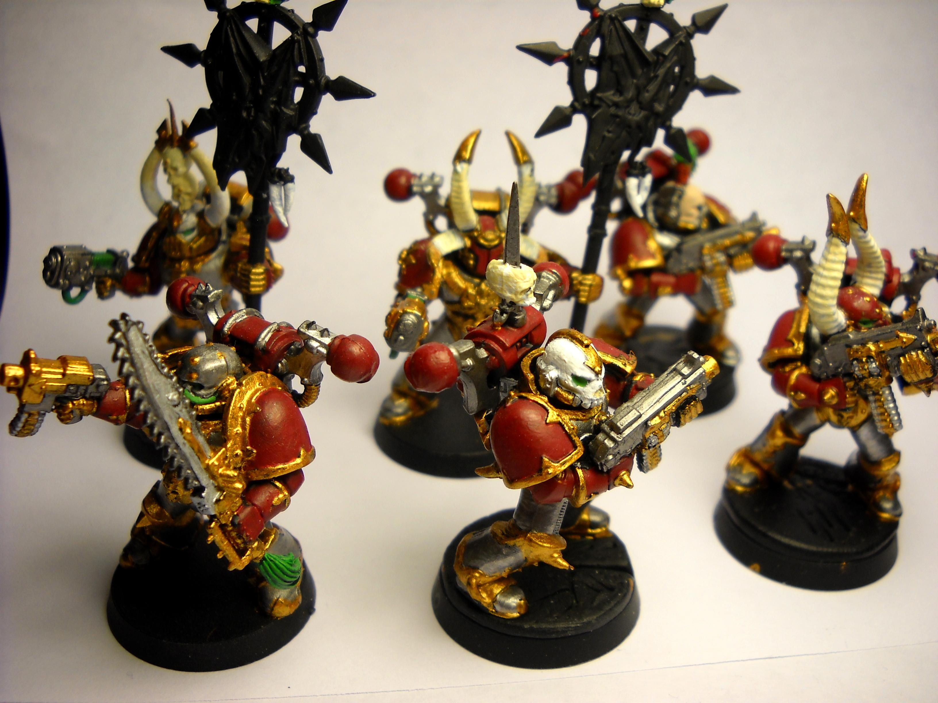 Chaos Space Marines, Painting