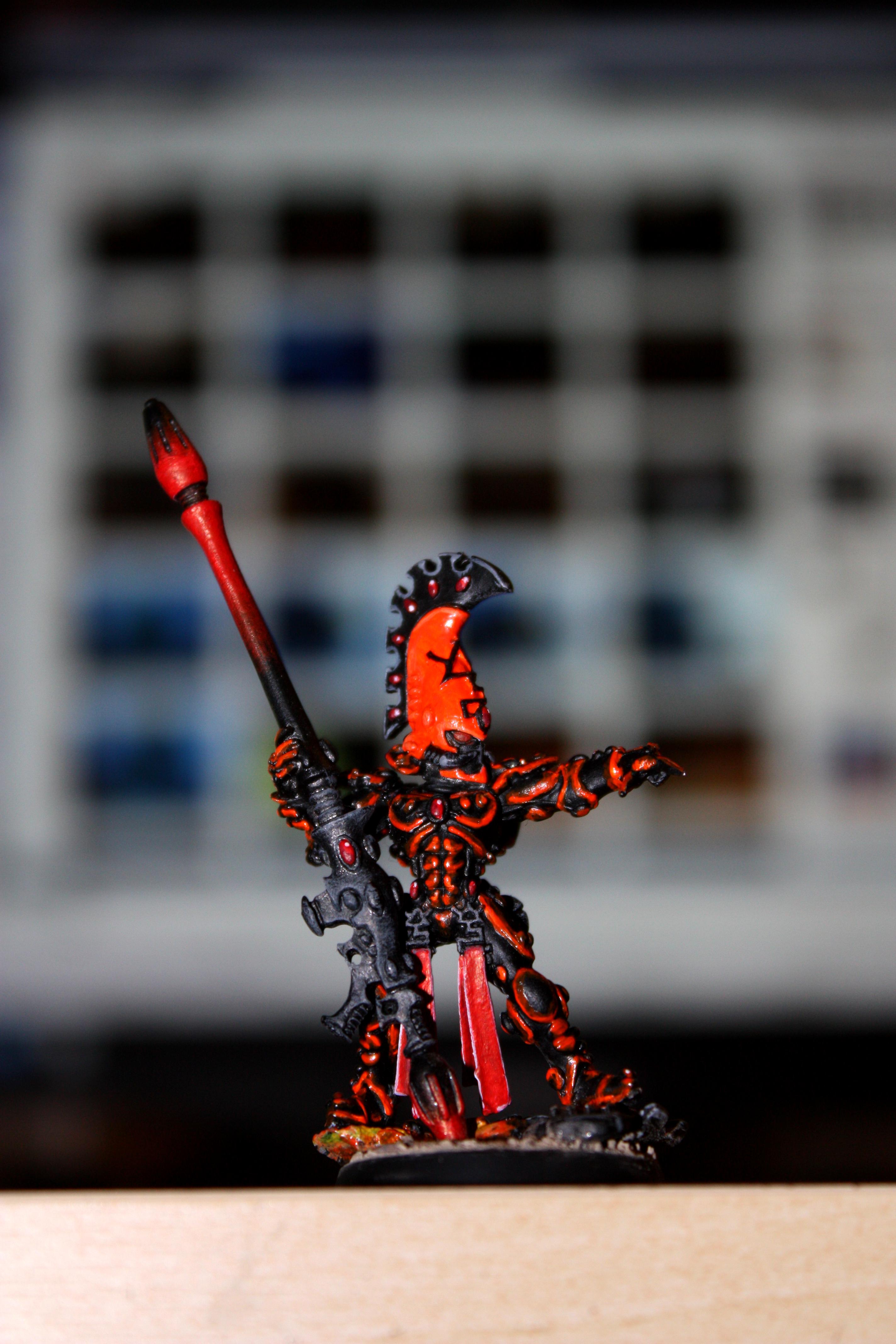 Drybrush, Eldar, Exarch, Fire Dragon, Warhammer 40,000, Warhammer Fantasy