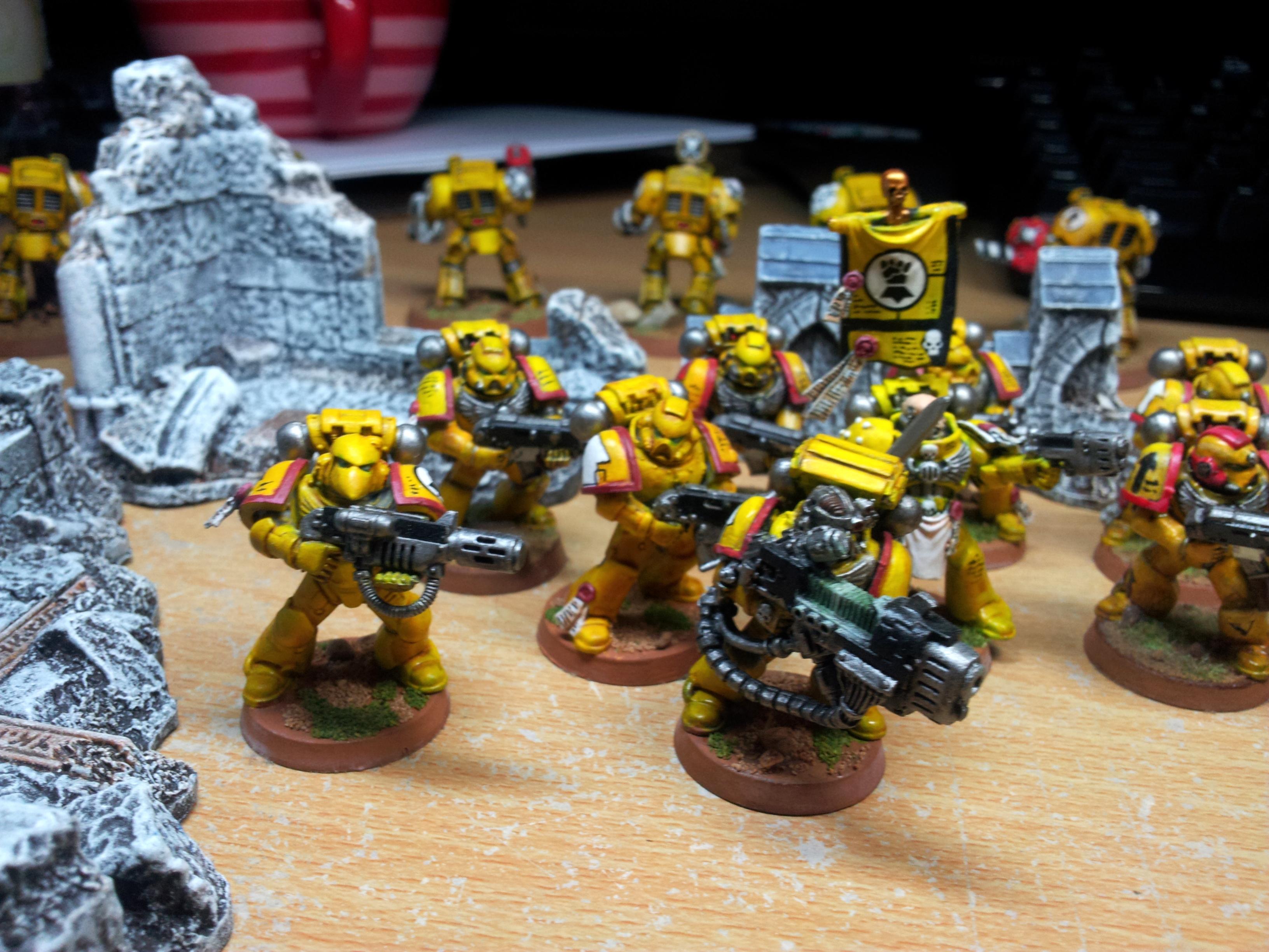 Space Marines, IF Ten man Tactical with PC and Melta. 