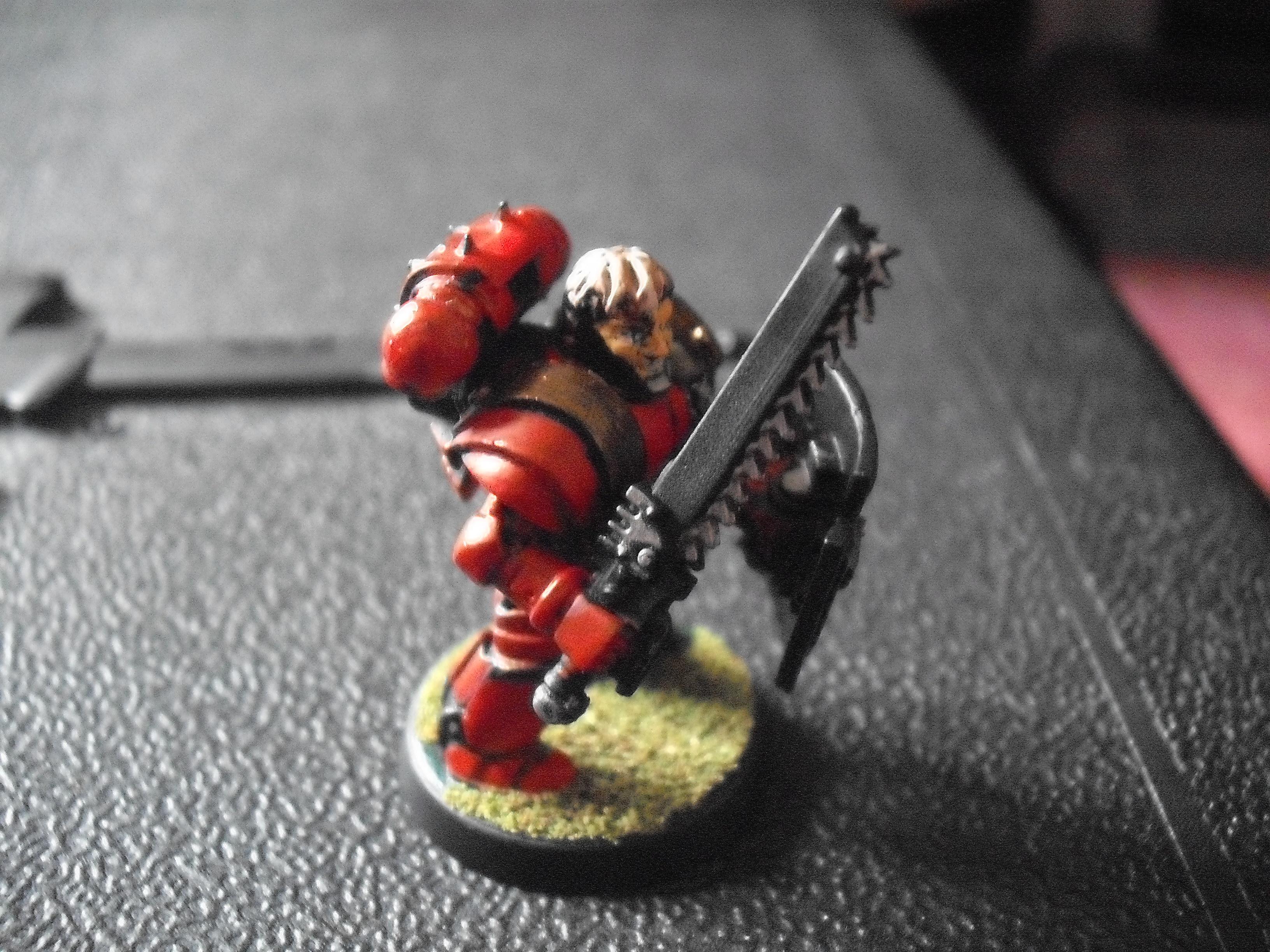 Bare Head, Blood Angels, Chainsword, Honour Guard, Roman Armour, Storm ...