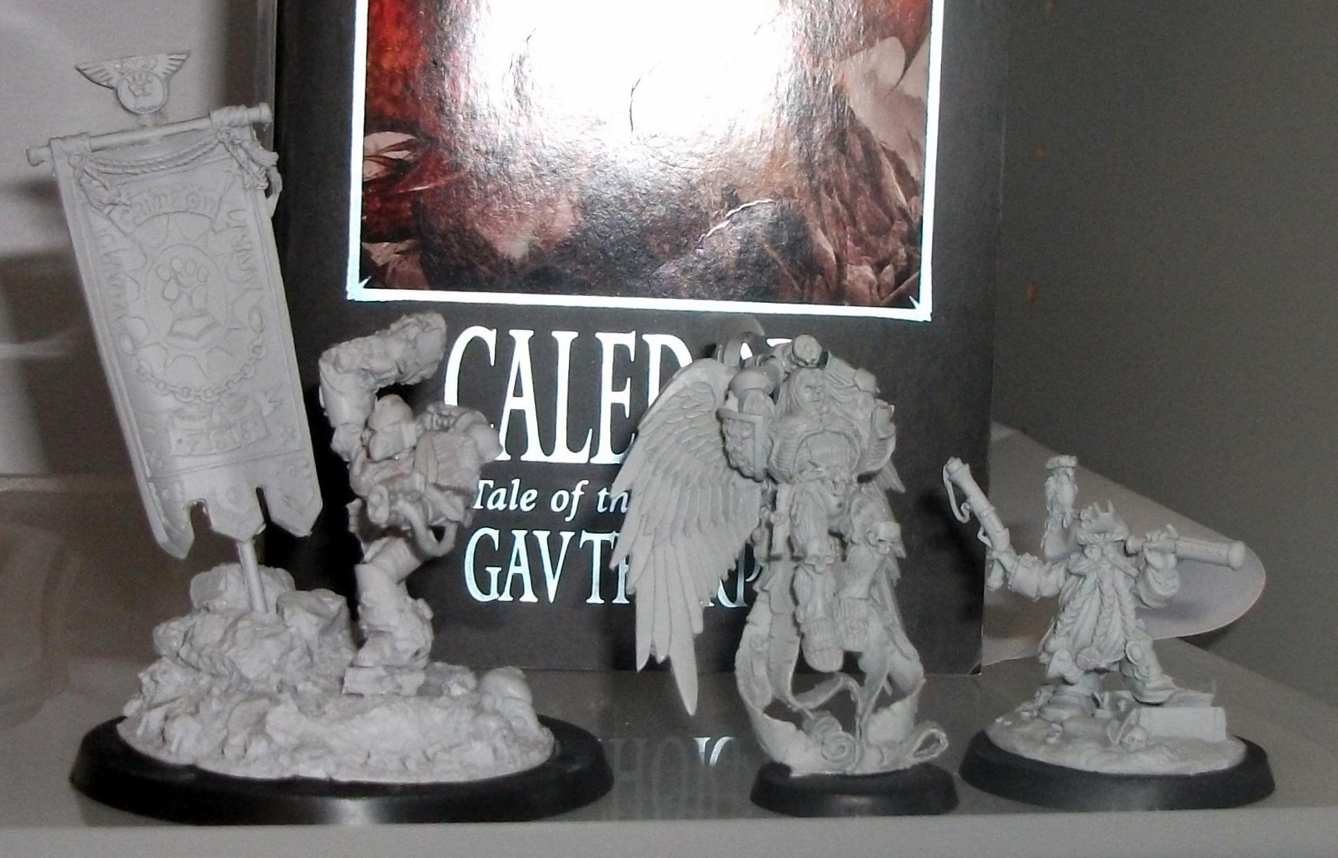 Finecast! 40k SE mini, WD Sub mini + Astorath the Grim, my first FC mini!