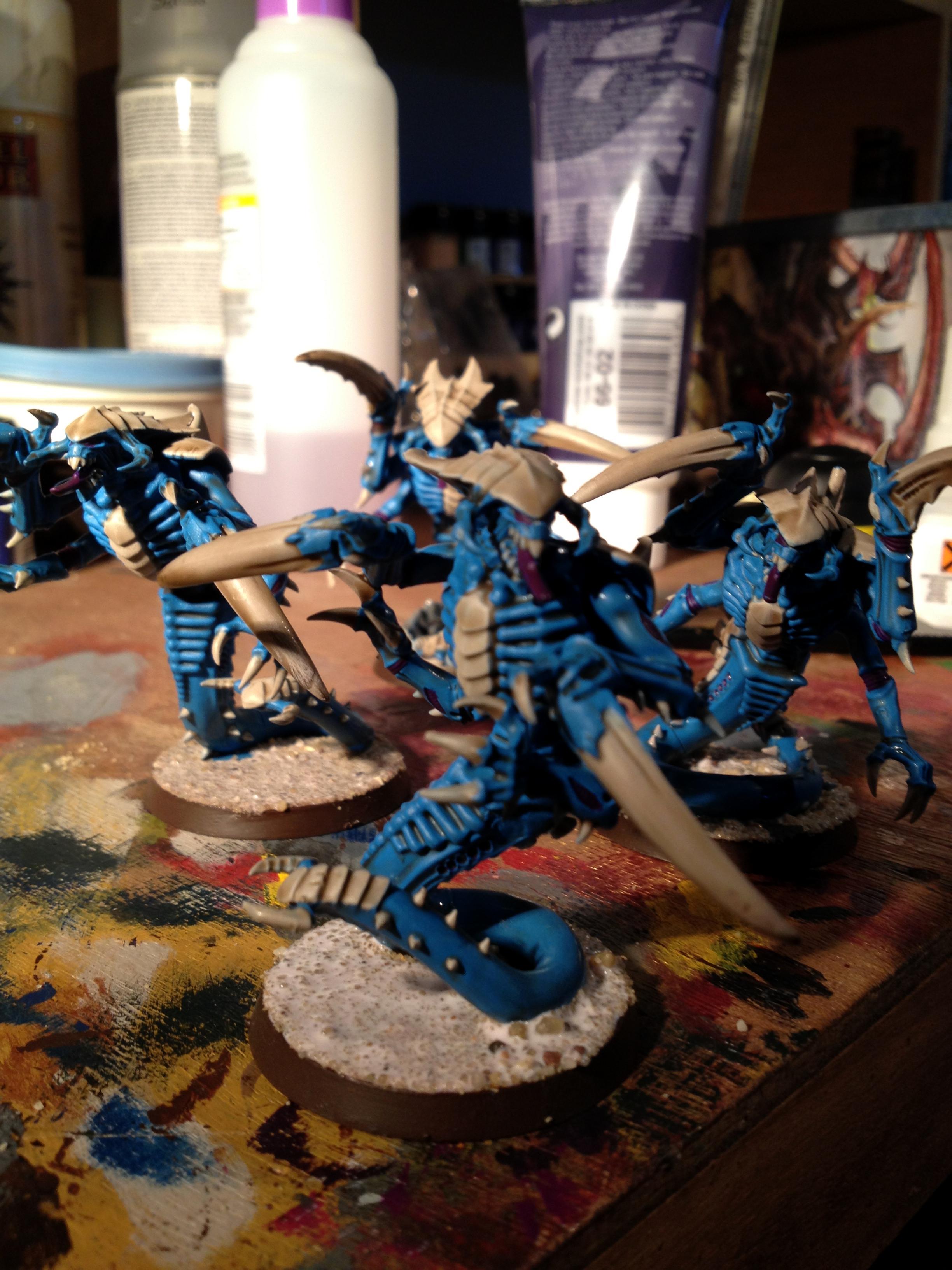 Dipped, Tyranids, Warhammer 40,000, Work In Progress