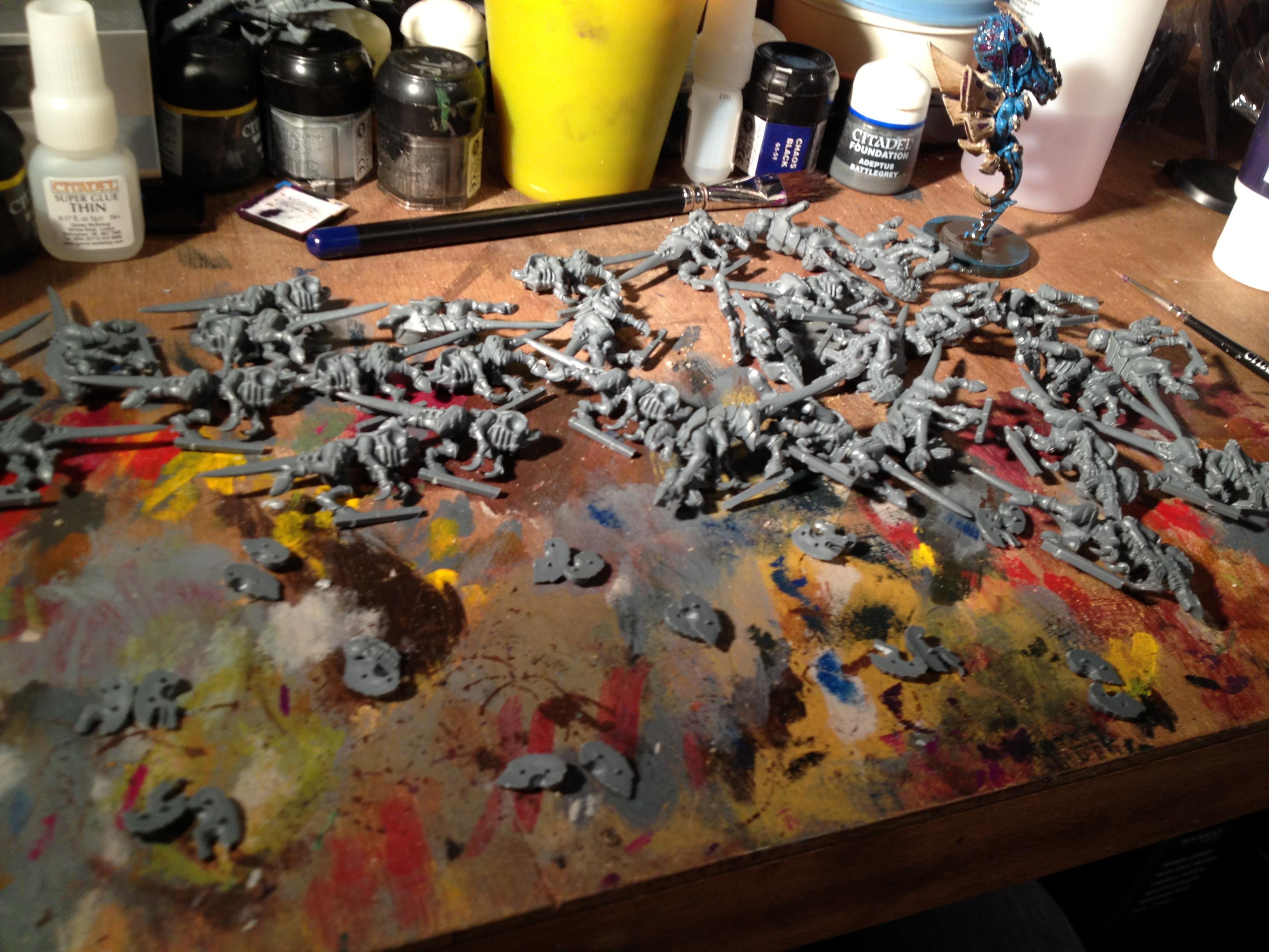 Dipped, Tyranids, Warhammer 40,000, Work In Progress