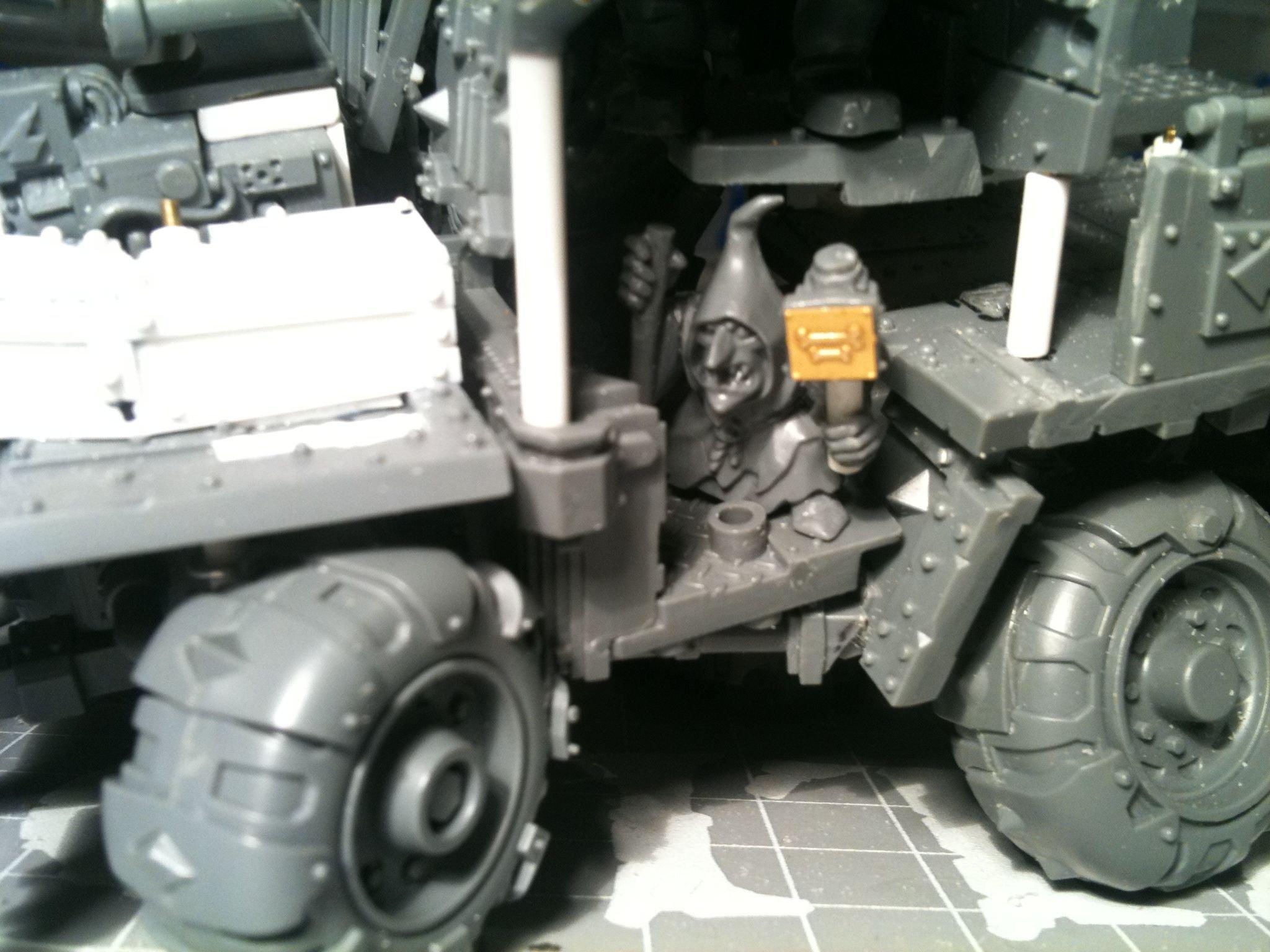 Da Dark Angelz, Gms, Grot Riggers, Orks, Trukk, Work In Progress