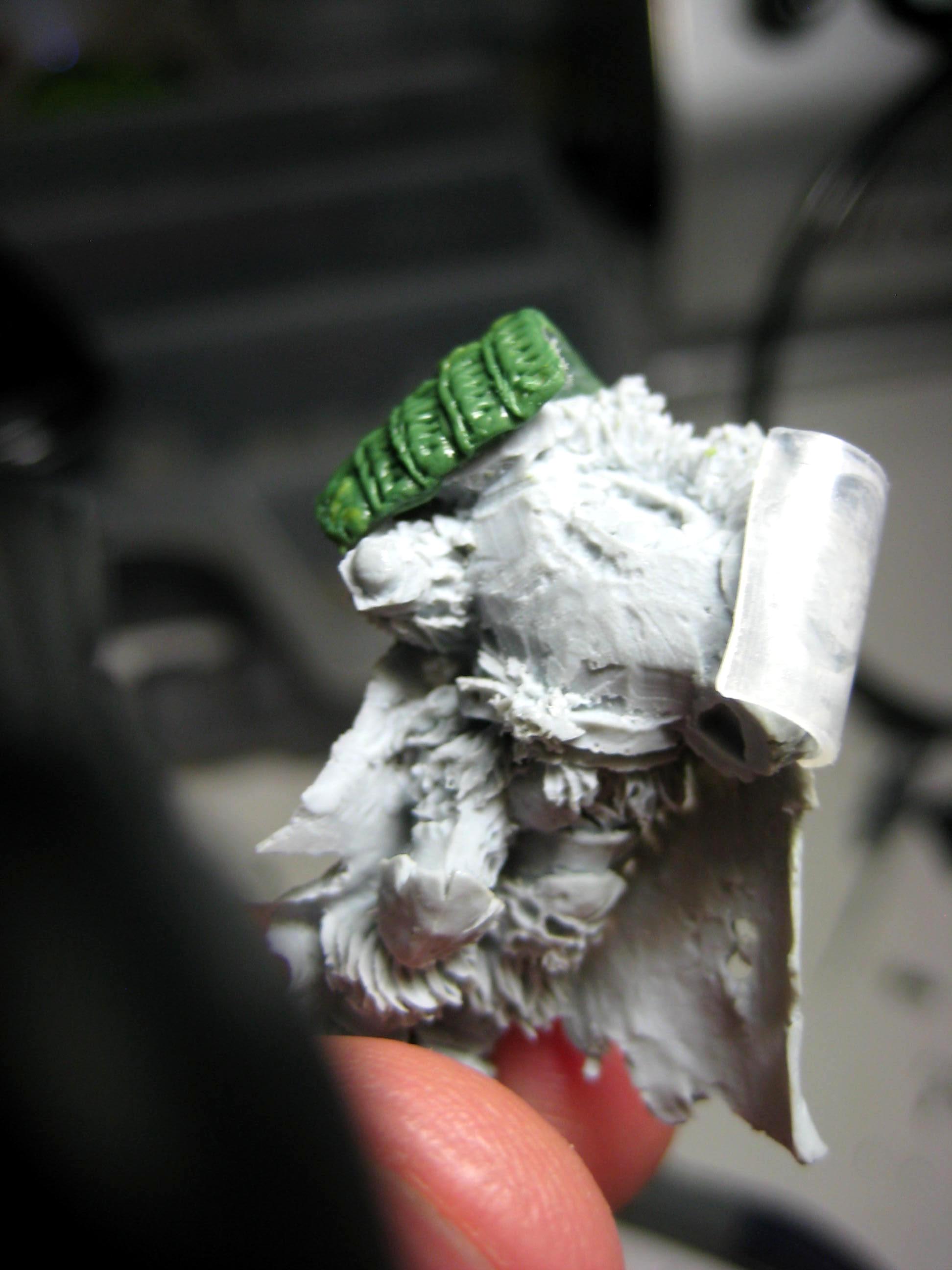 Greenstuff, Samurai, Sculpting, Skeletons, Undead, Vampire Counts, Wight King, Work In Progress