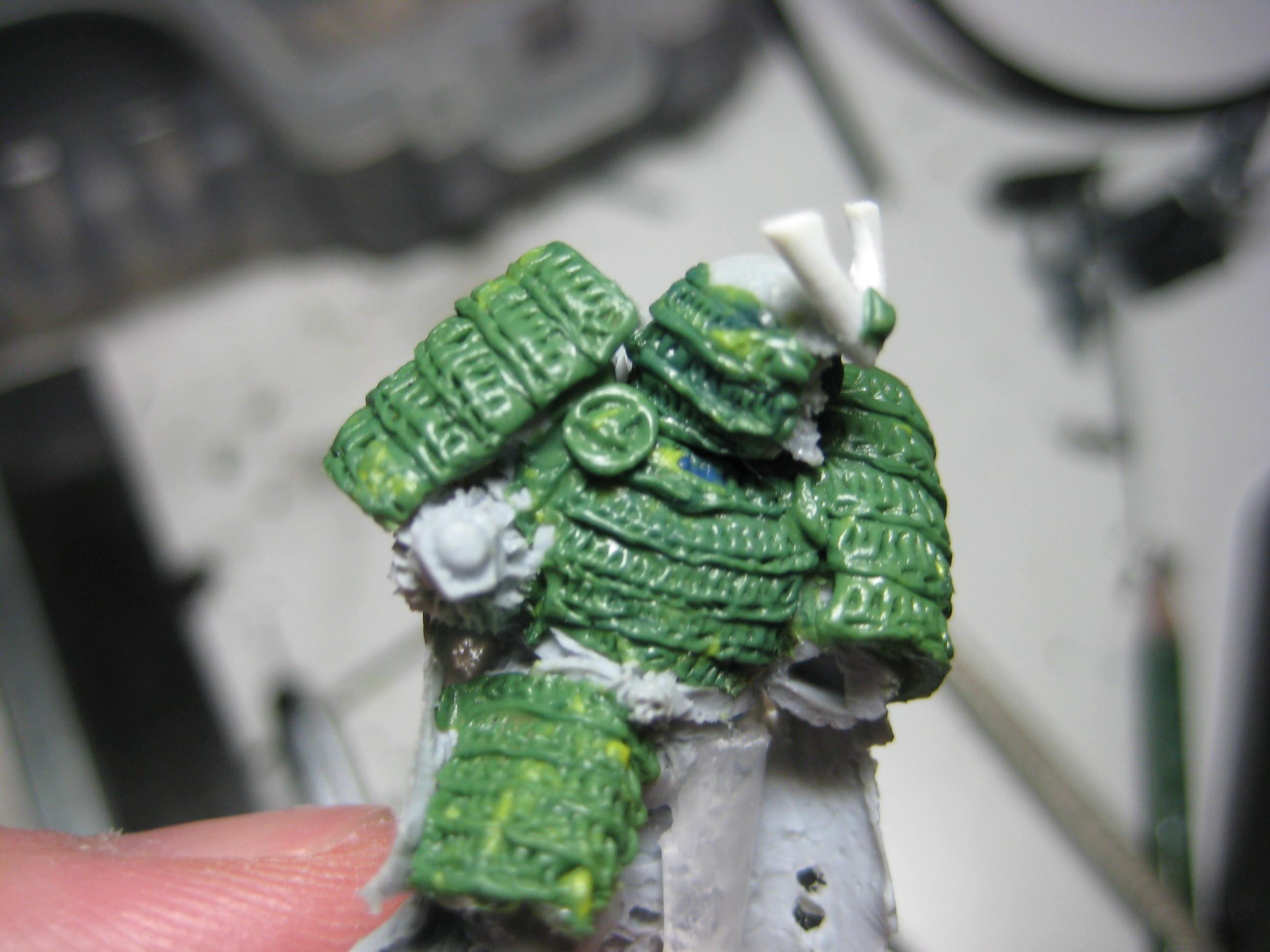 Greenstuff, Samurai, Sculpting, Skeletons, Undead, Vampire Counts, Wight King, Work In Progress