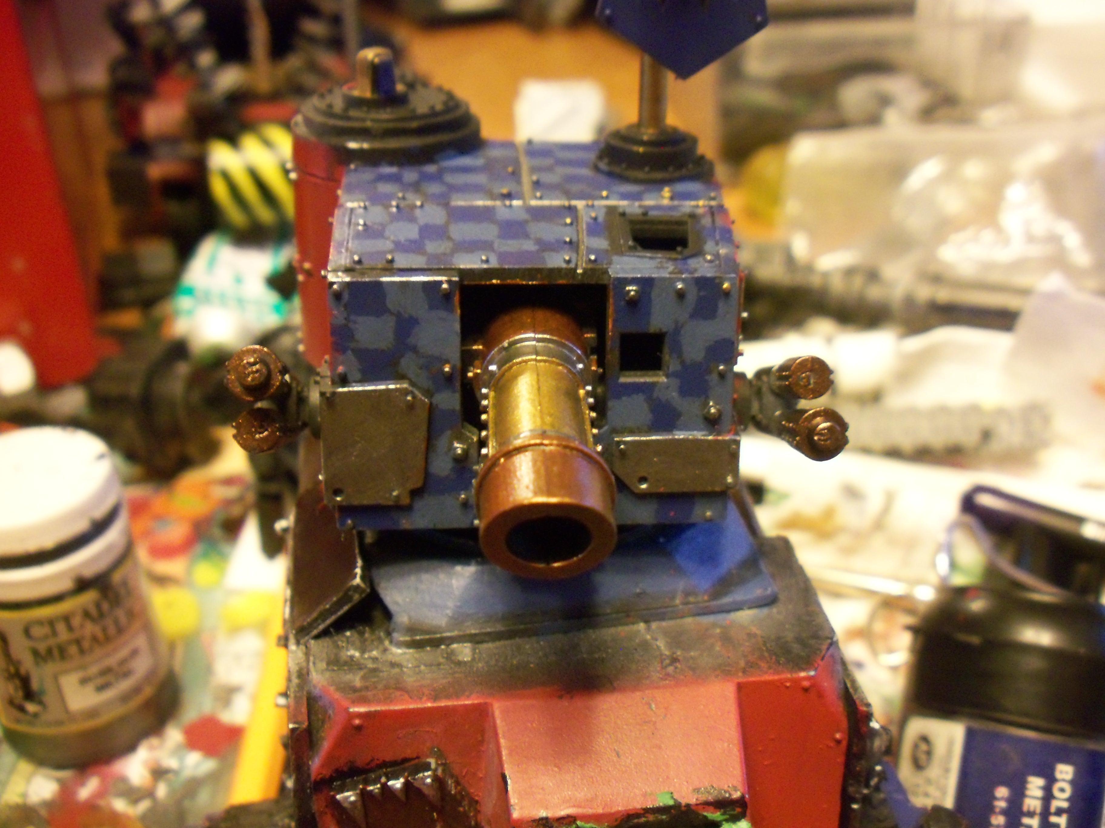 Orks, BW Kannon Turret front