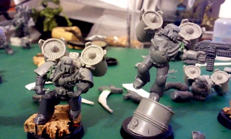 Nurgle, Raptors, WIP Raptors