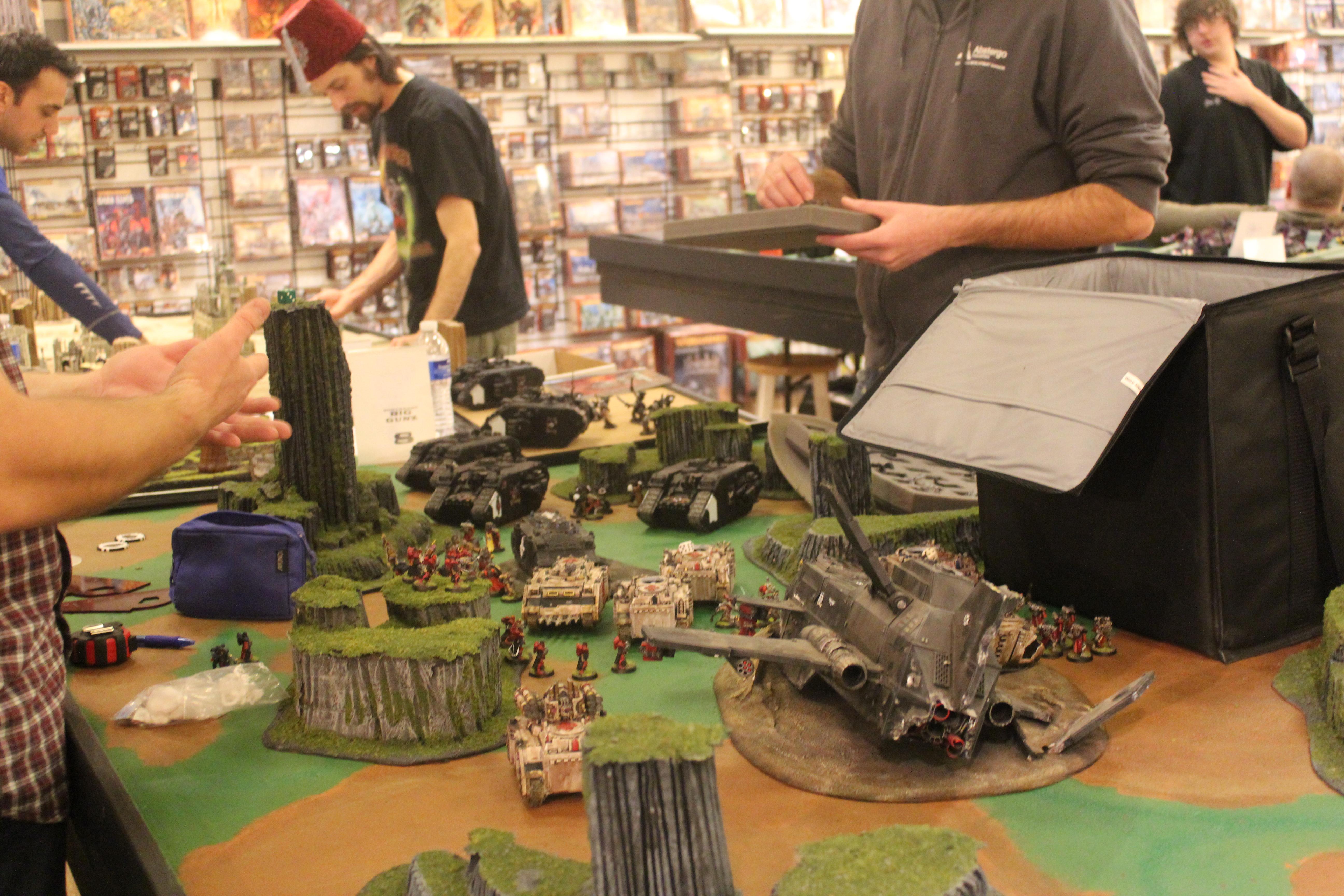 Game, Game Table, Terrain, Thunderhawk, Warhammer 40,000