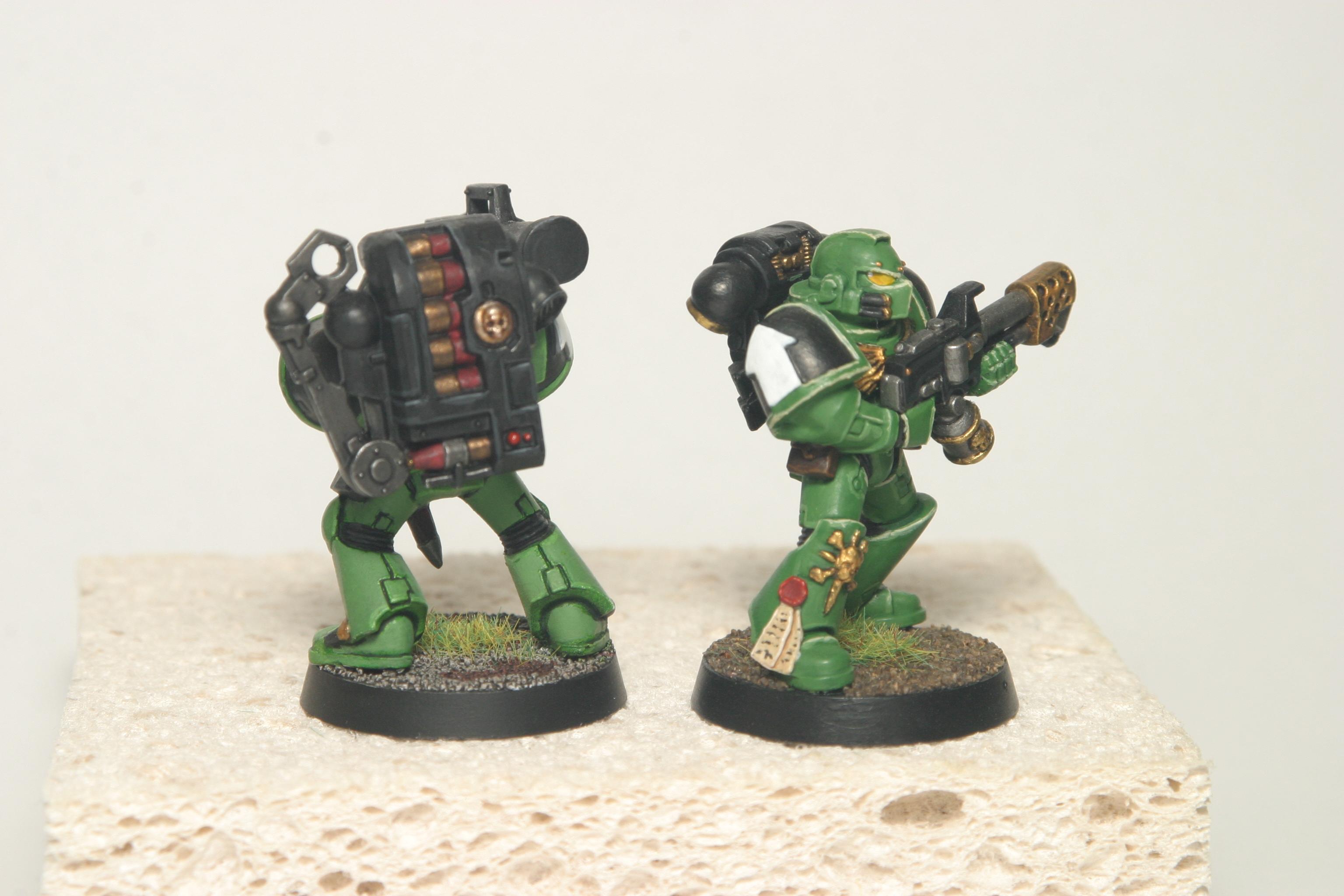 Salamanders, Spare Marines, Work In Progress