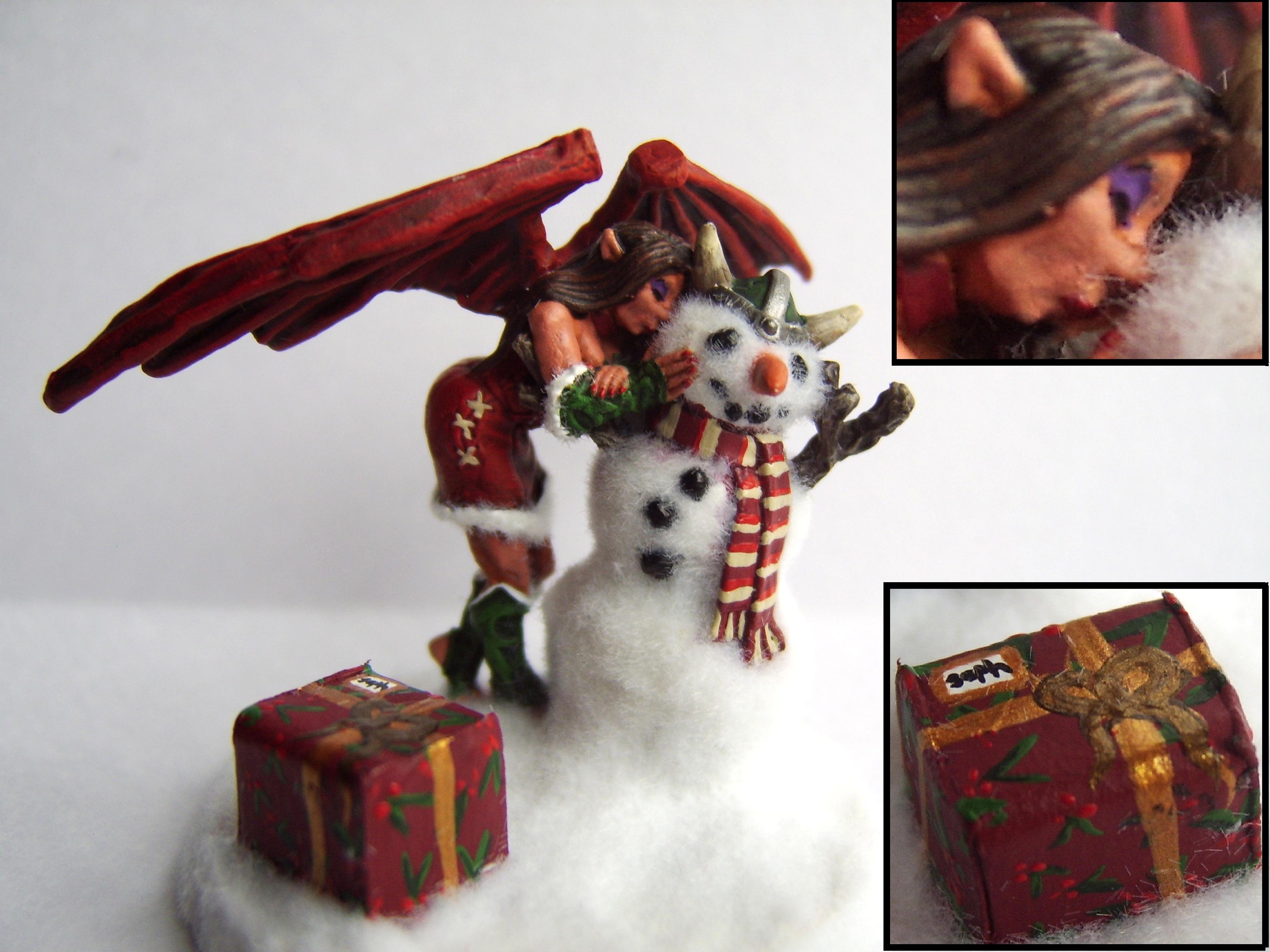 Christmas, Reaper, Reaper Miniatures, Snowman, Sophie