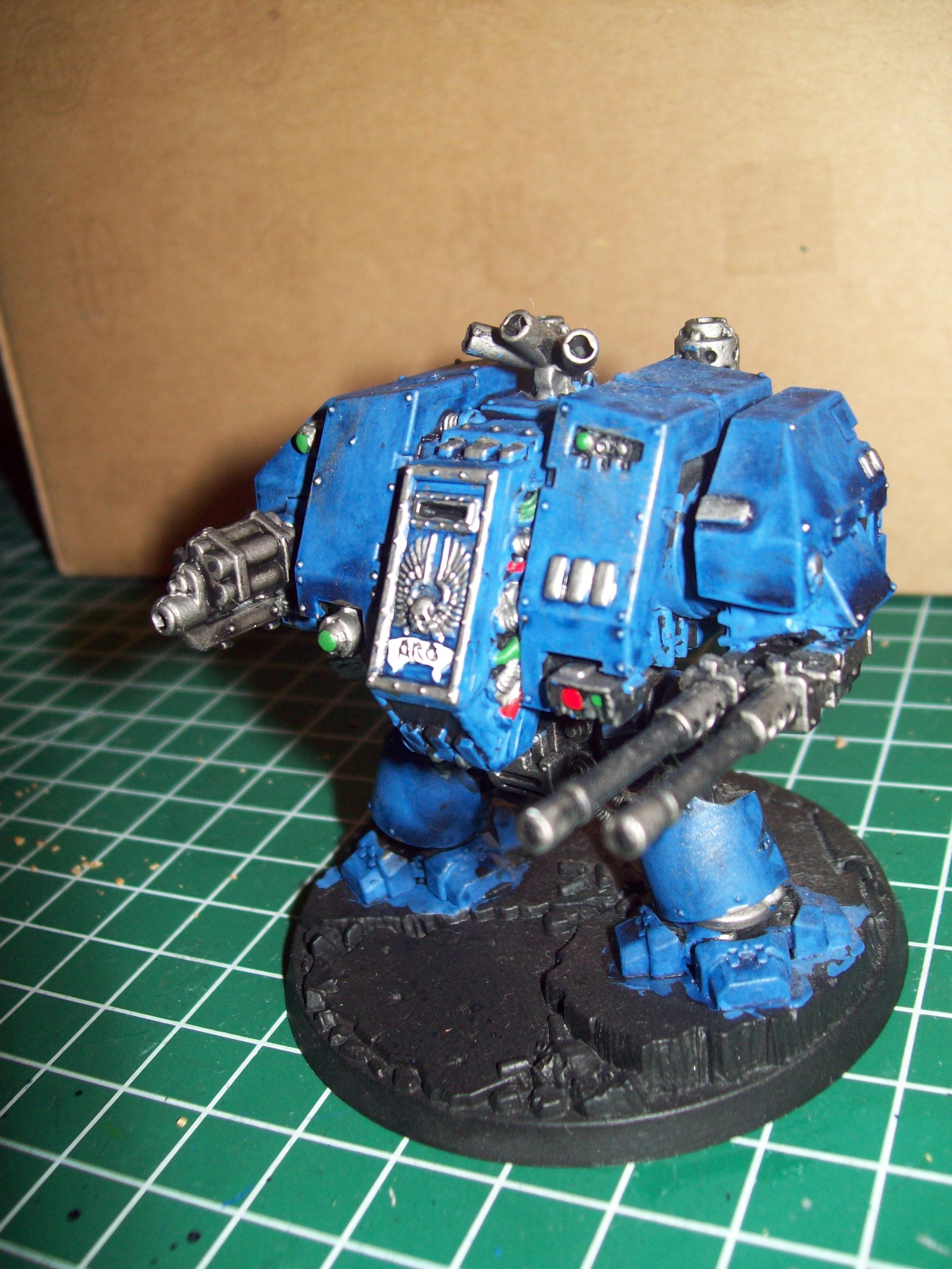Ultramarines 4th, Dreadnought with assaultcannon and Twin-linked autocannon