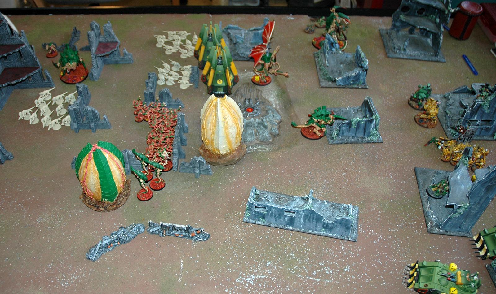 Battle Report, Space Marines, Tyranids, Warhammer 40,000