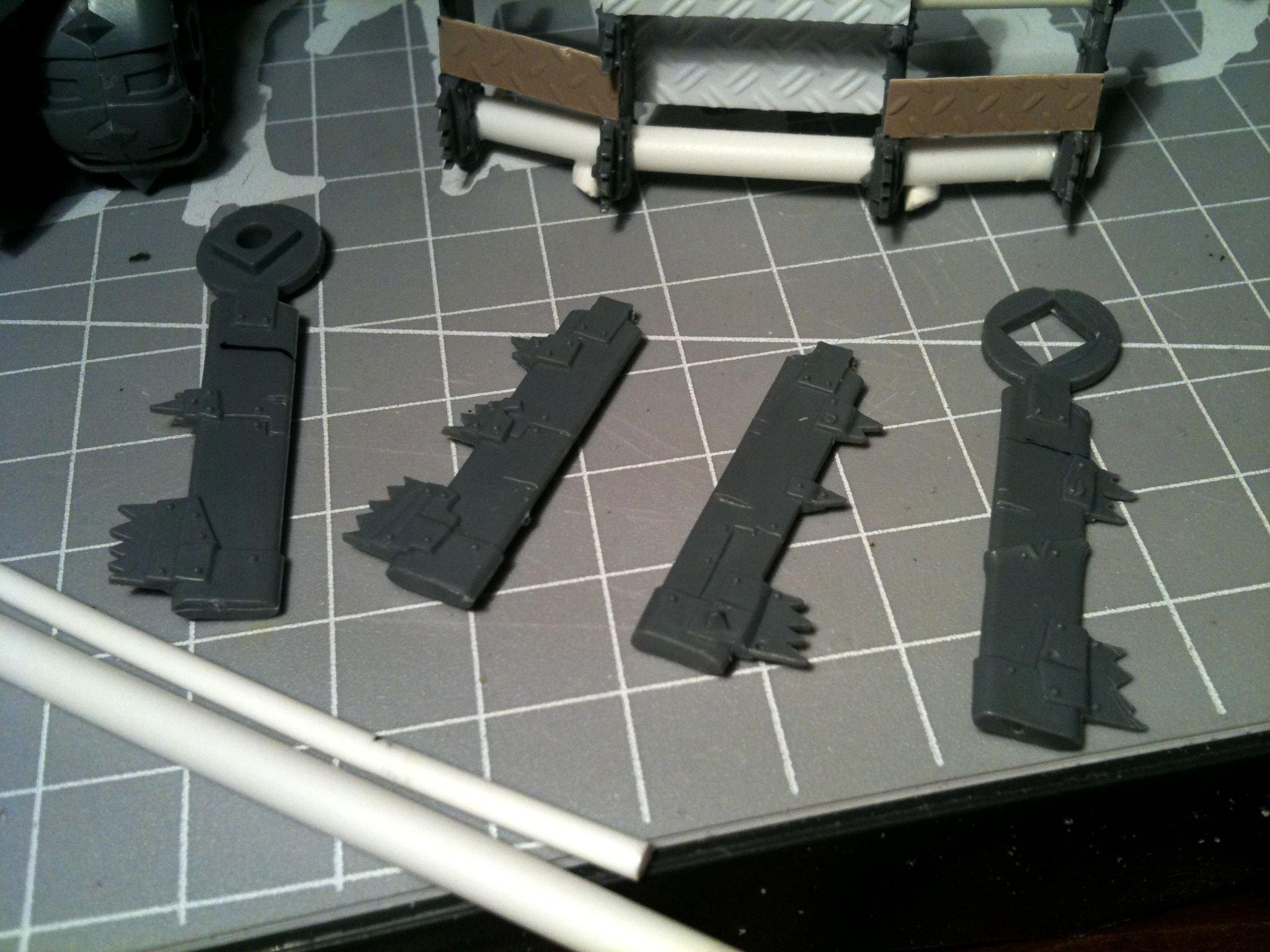 Da Dark Angelz, Gms, Orks, Trukk, Work In Progress