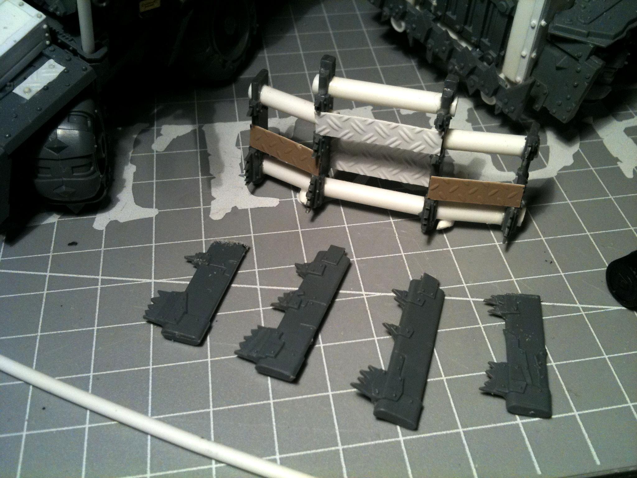 Da Dark Angelz, Gms, Orks, Trukk, Work In Progress