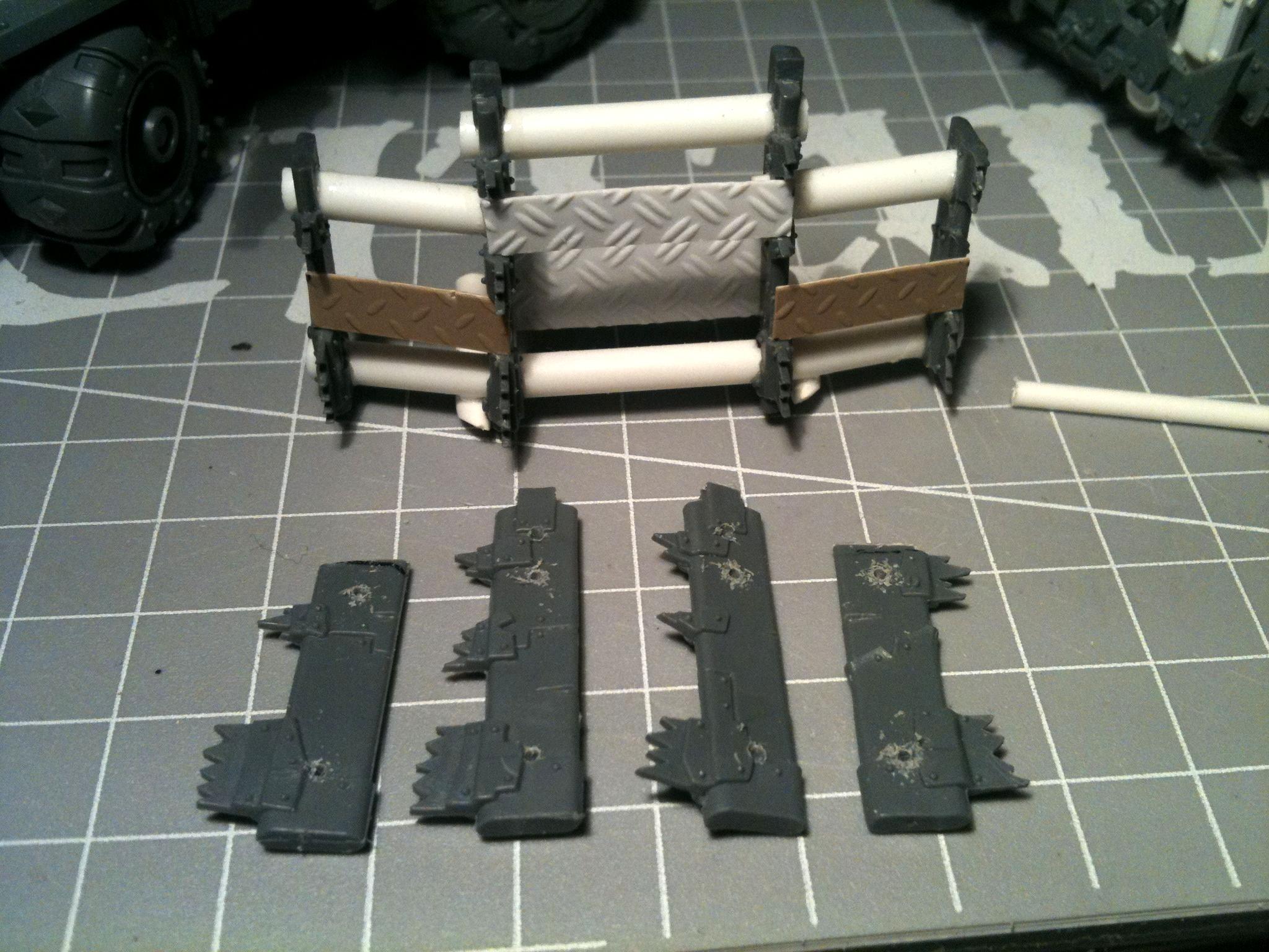 Da Dark Angelz, Gms, Orks, Trukk, Work In Progress