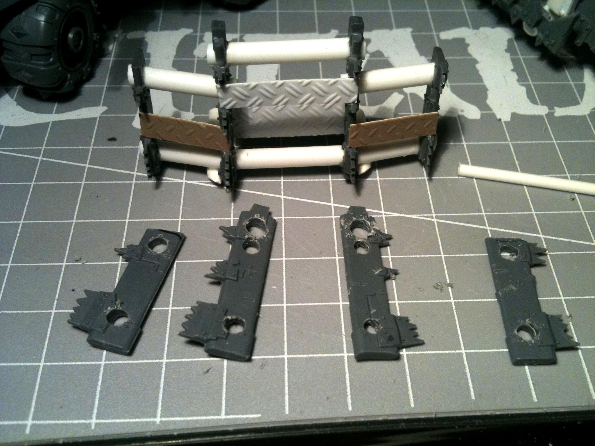 Da Dark Angelz, Gms, Orks, Trukk, Work In Progress