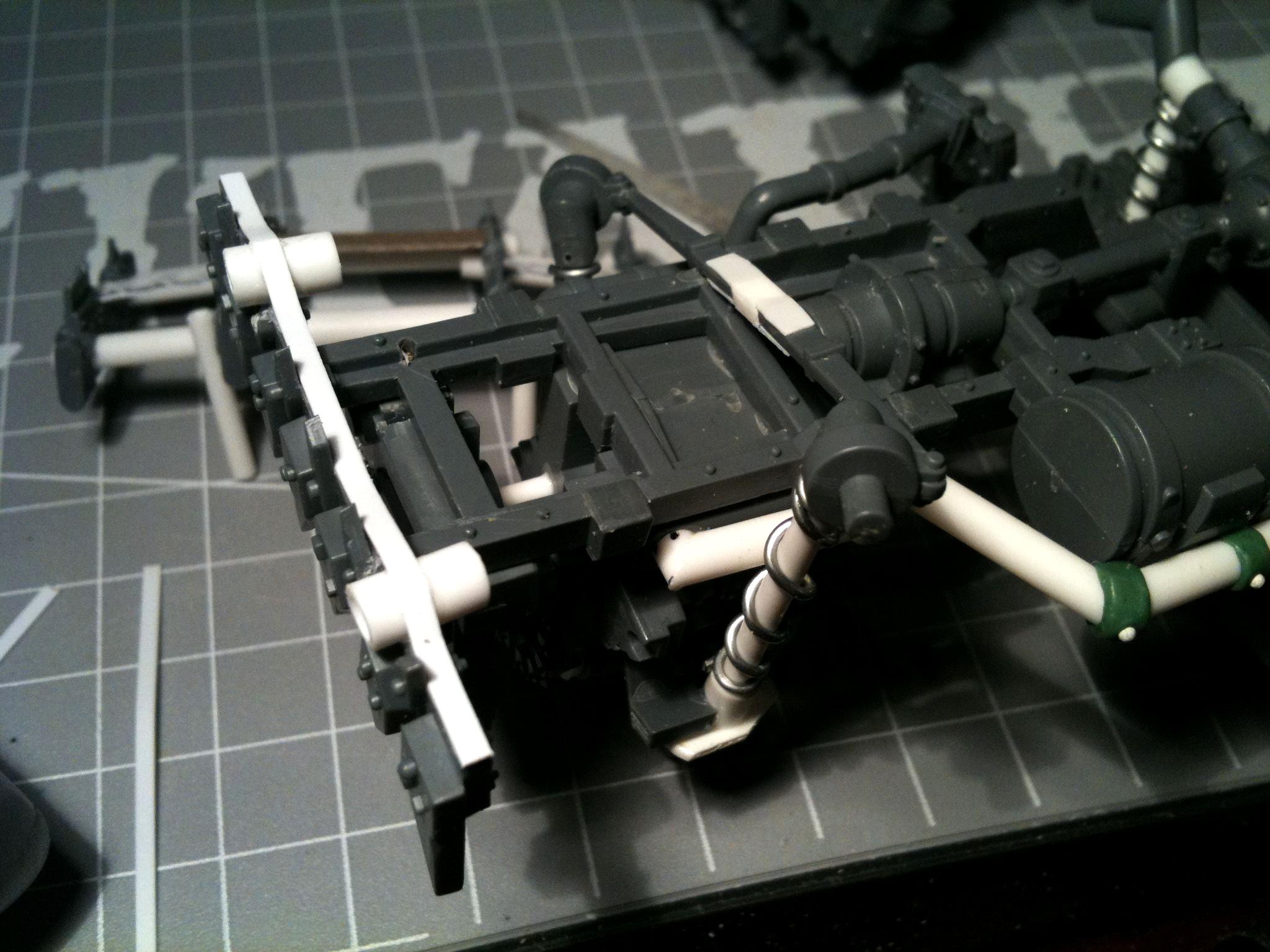 Da Dark Angelz, Gms, Orks, Trukk, Work In Progress
