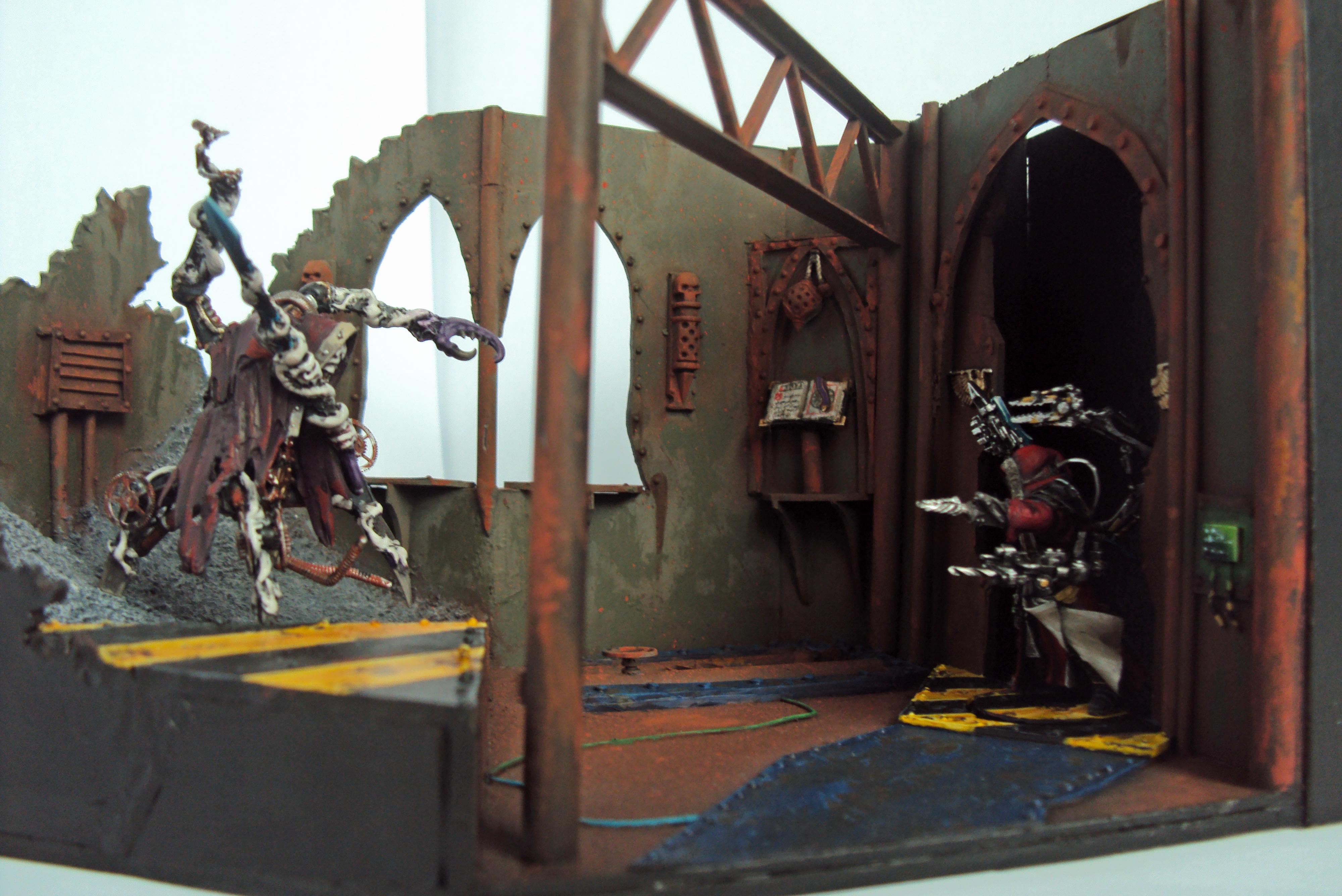 Adeptus Mechanicus, Dakka Painting Competition 2012, Dark Mechanicus, Duel, Warhammer 40,000