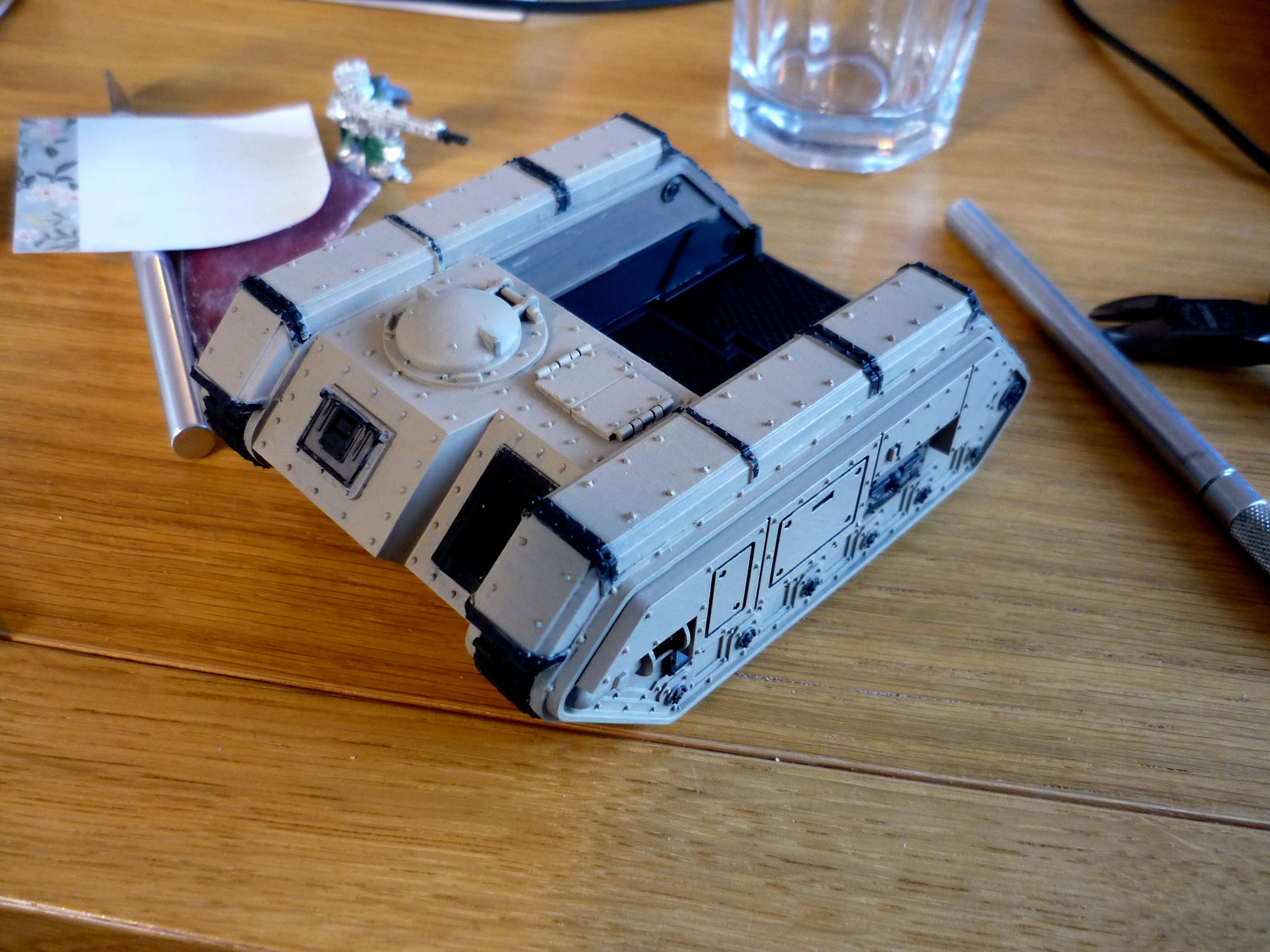 Imperial Guard, Medusa Paint WIP