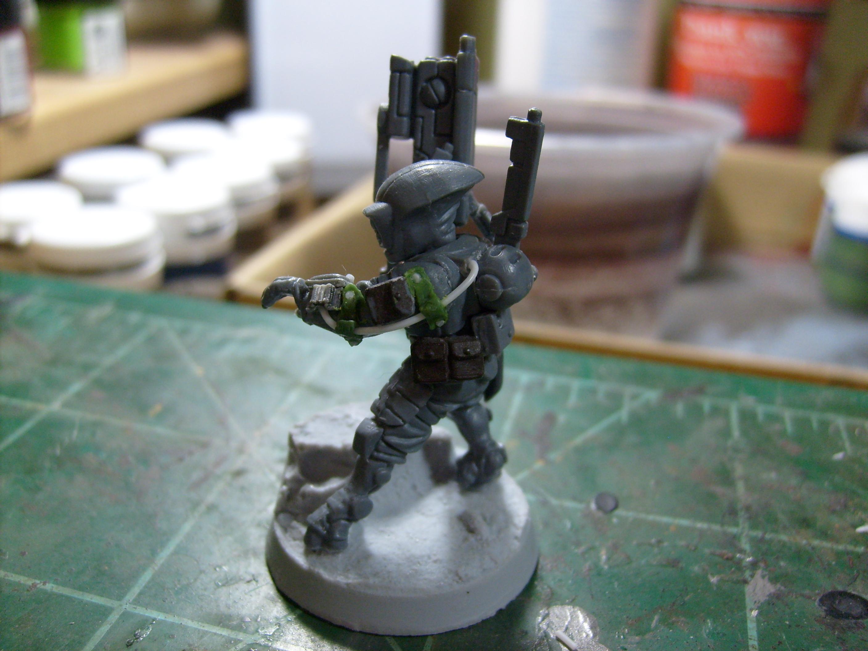 Army, Desert, Pathfinders, Tau, Warhammer 40,000, Work In Progress