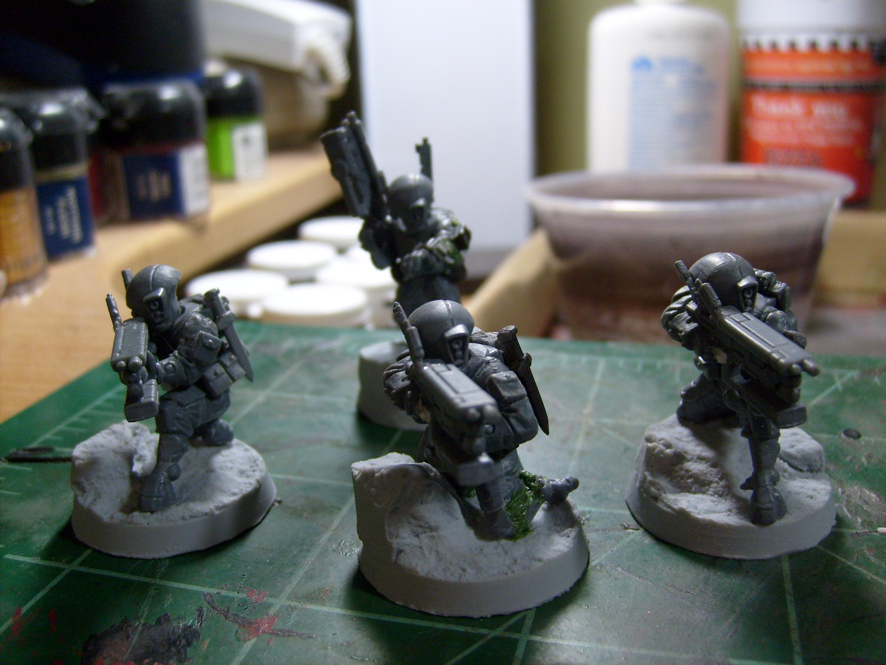 Army, Desert, Pathfinders, Tau, Warhammer 40,000, Work In Progress