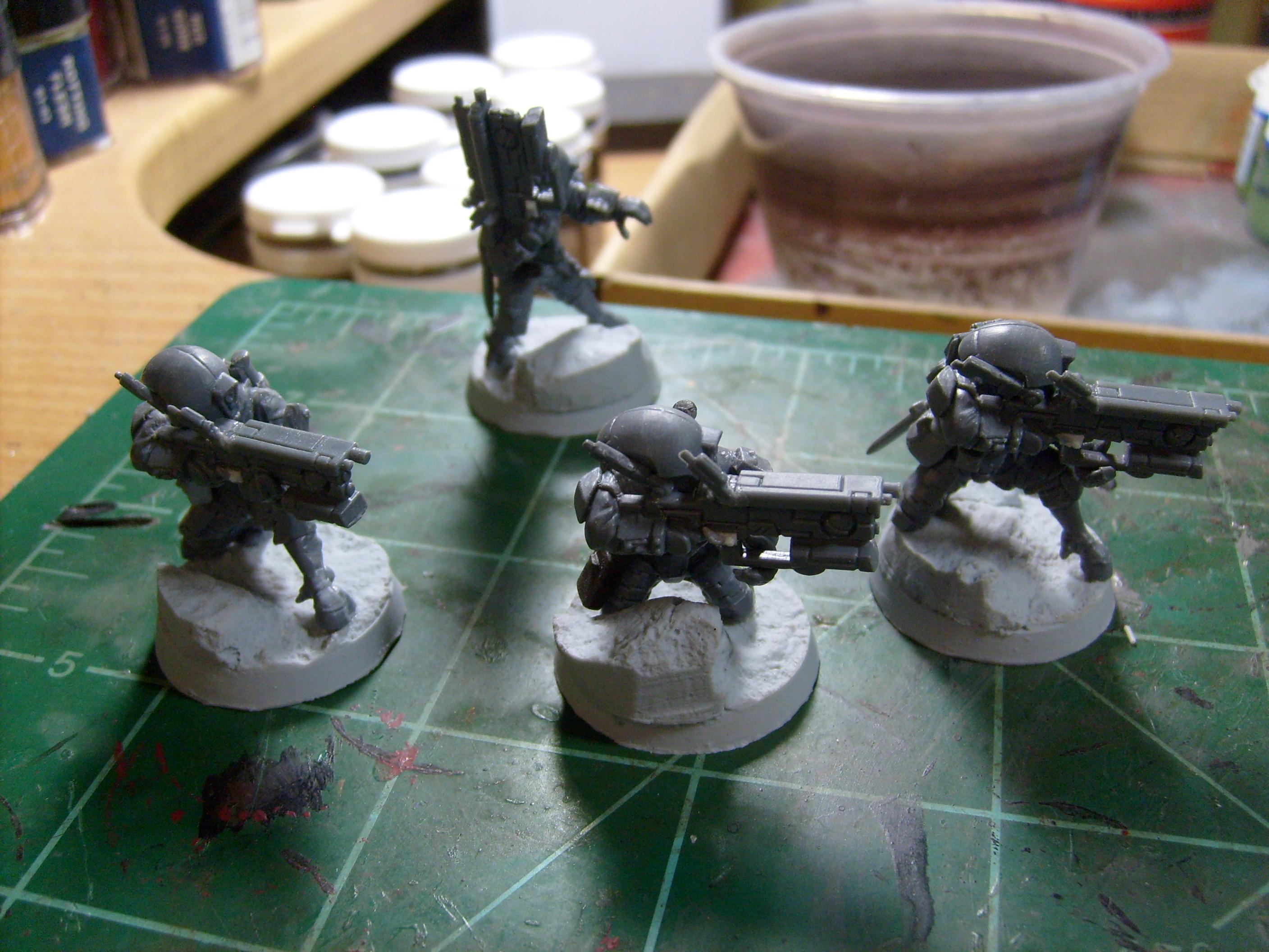 Army, Desert, Pathfinders, Tau, Warhammer 40,000, Work In Progress