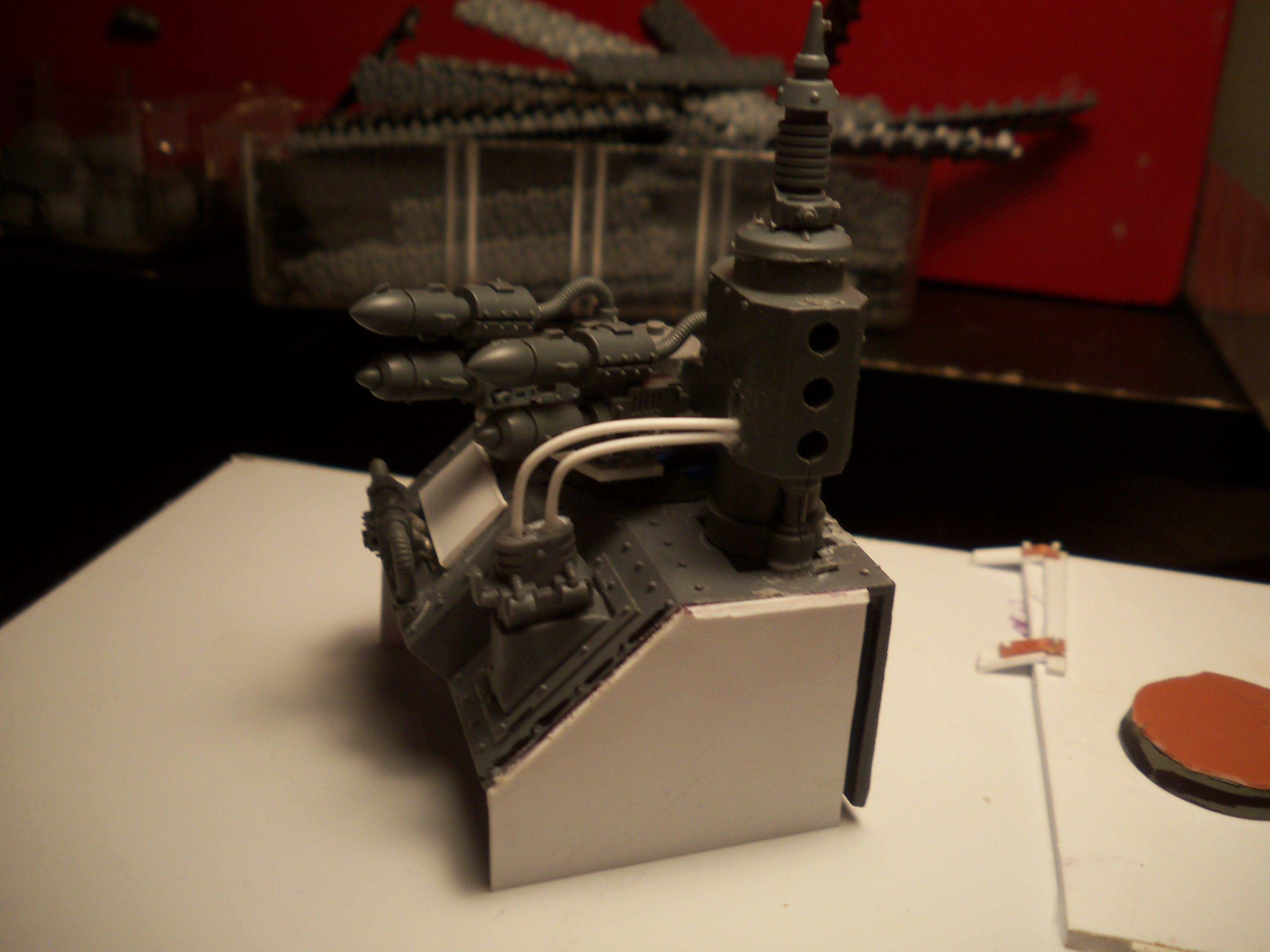 Orks, Side view of WIP Vehicle KFF With Pintle Rokkit launcher