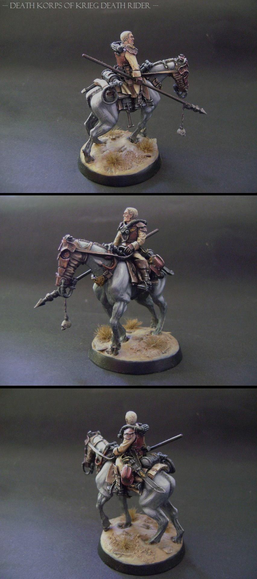 28mm, Cavalry, Death Korps of Krieg, Death Rider, Forge World, Imperial Guard, Science-fiction