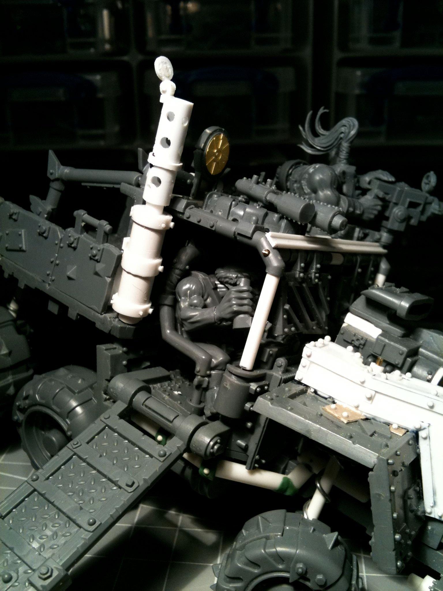 Da Dark Angelz, Gms, Orks, Trukk, Work In Progress