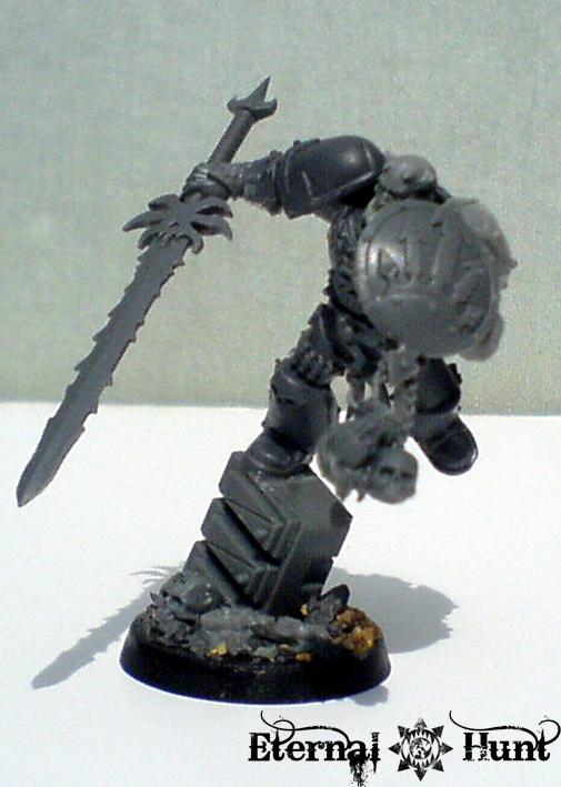 Chaos, Chaos Lord, Chaos Space Marines, Conversion, Khorne, Lord, Warhammer 40,000, Work In Progress, World Eaters
