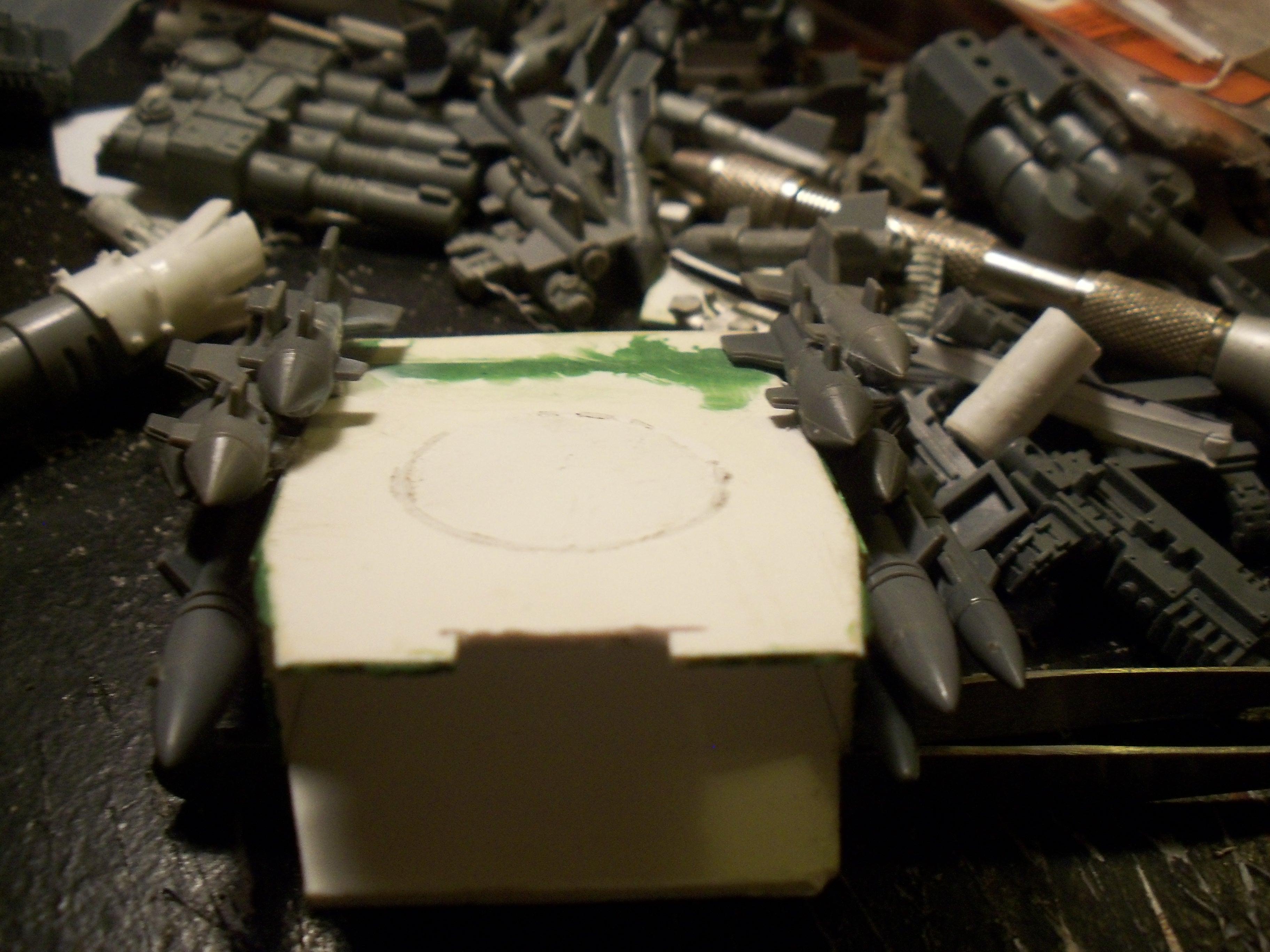 Orks, Start of a turret mounted Deff Arsenal