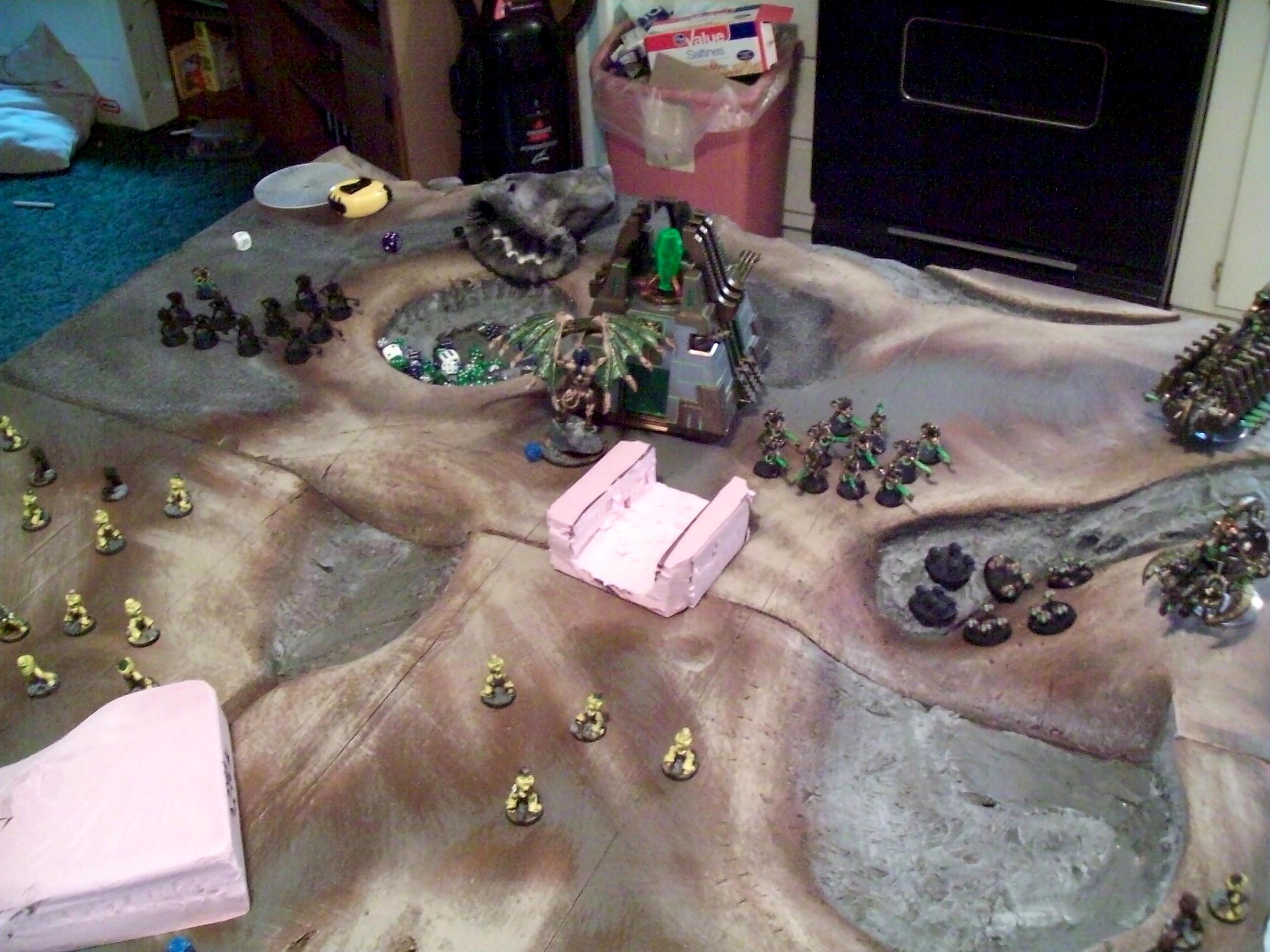 Battle, Report, Plague marines vs Necrons 1k end of first