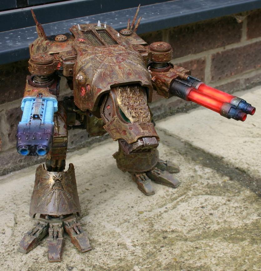 Chaos Titan, Chaos Warhound, Khorne, Plasma Cannon, Turbo Laser