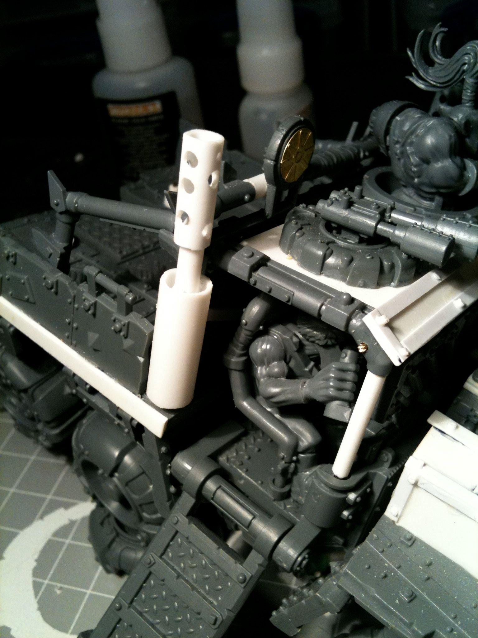 Da Dark Angelz, Gms, Orks, Trukk, Work In Progress