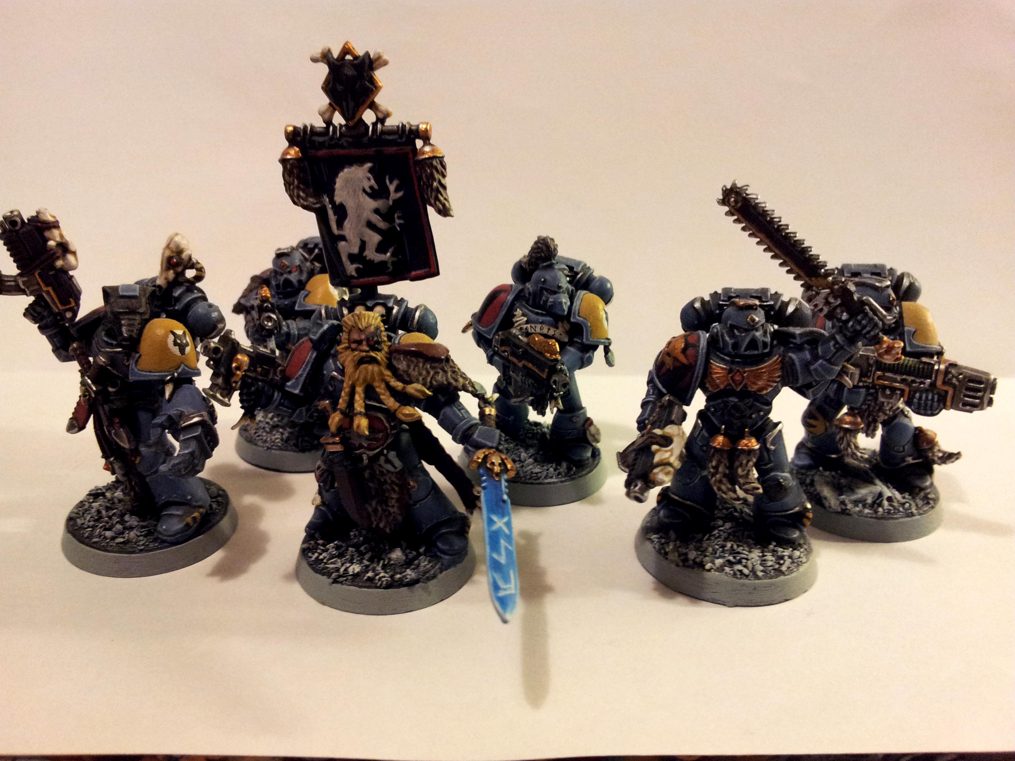 Grey Hunters, Space Marines, Space Wolves, Squad, Warhammer 40,000