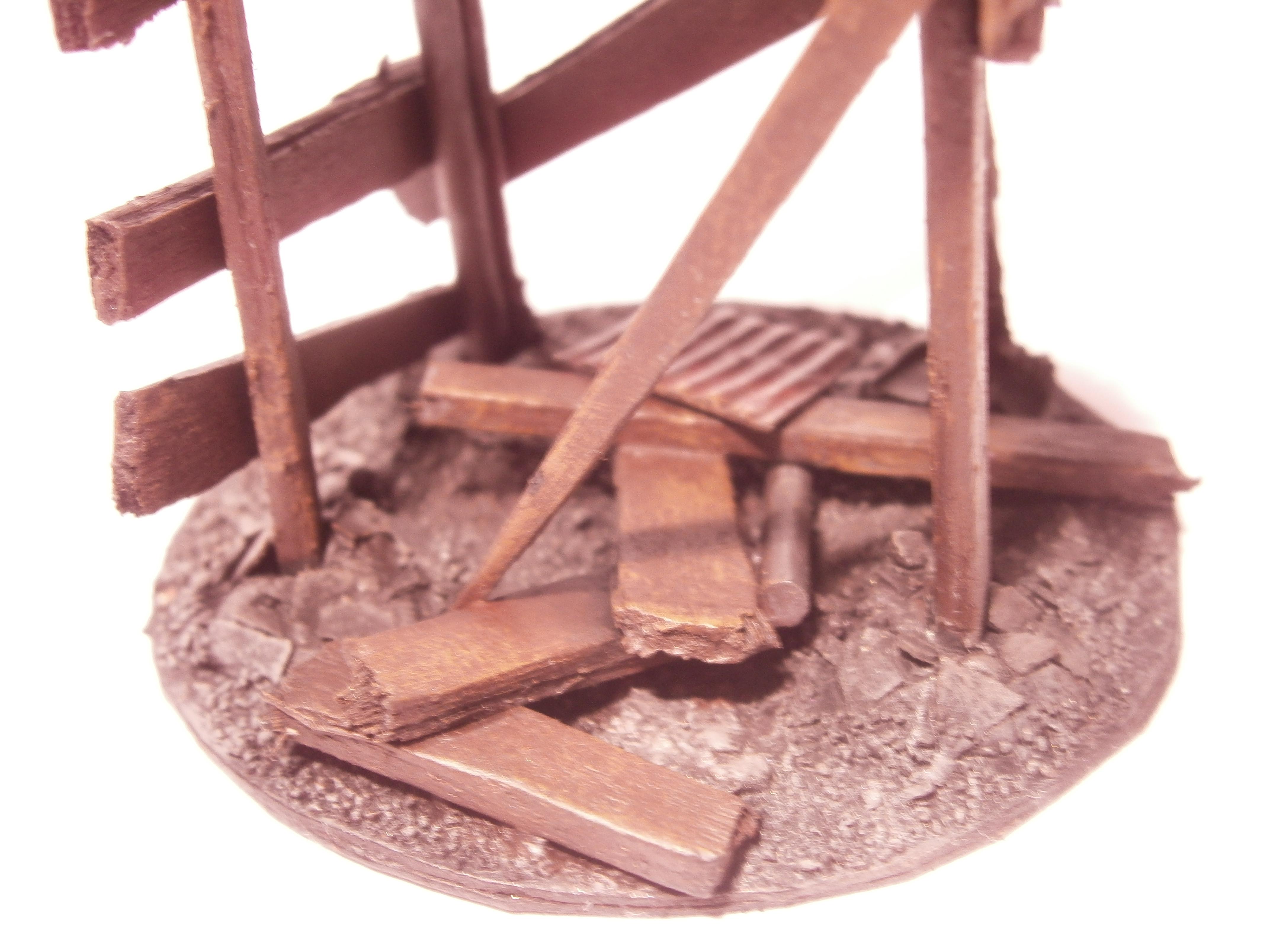 Banner, Buildings, Orks, Orky, Scratch Build, Terrain, Waaaagh, Warhammer 40,000, Watch Tower, Wooden