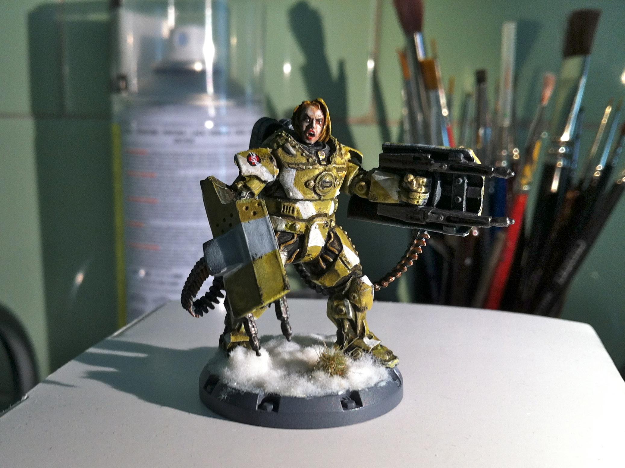 Axis, Dust Tactics, Heavy Armor, Lara