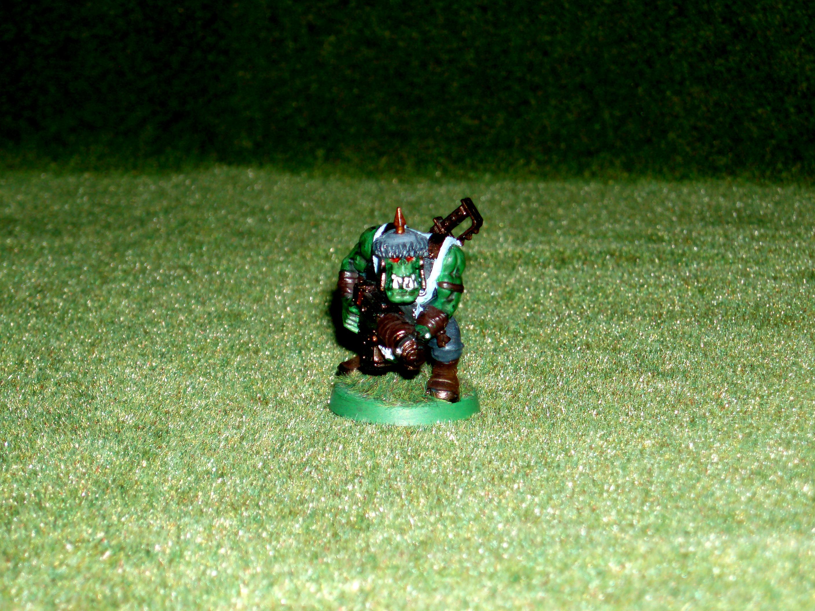 Ork Boy, Orks, Pointy Helmet, Shoota