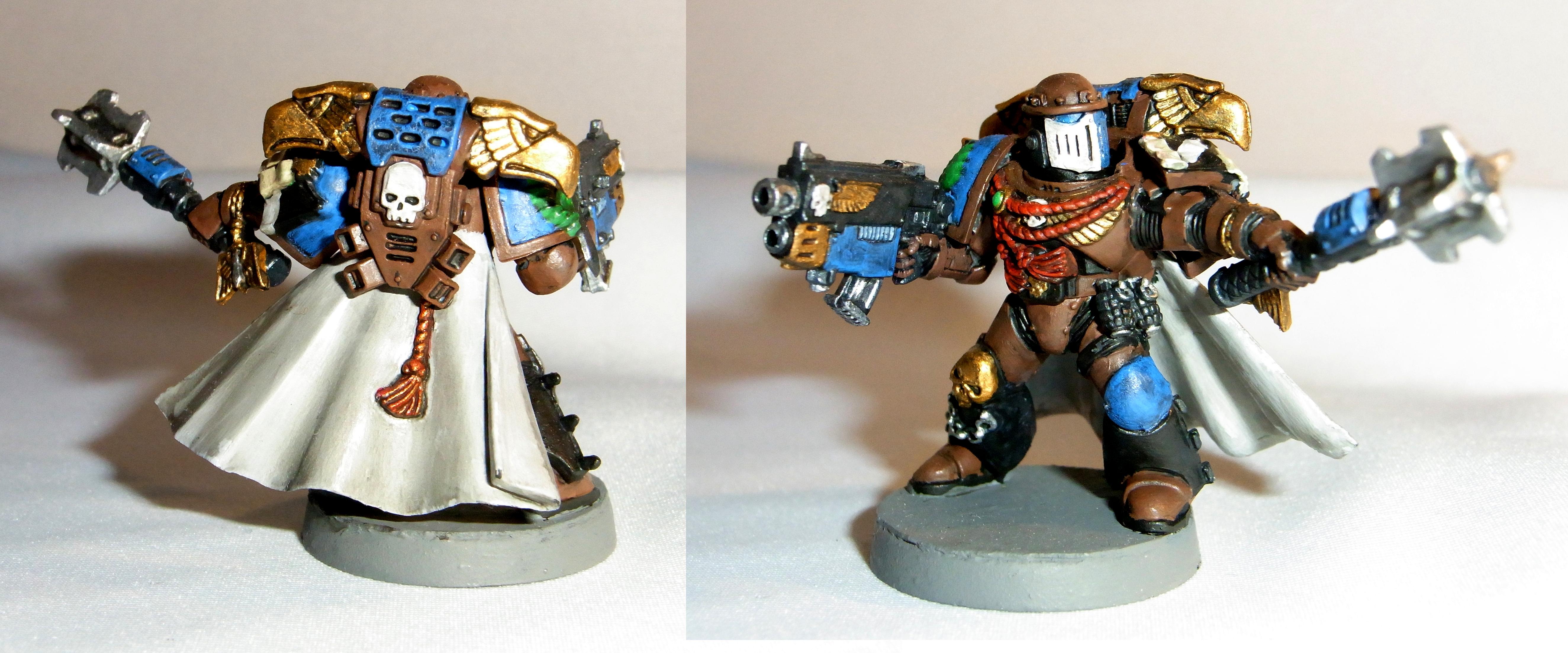 Captain, Combi, Korbenn, Mace, Space, Space Marines, Weapon