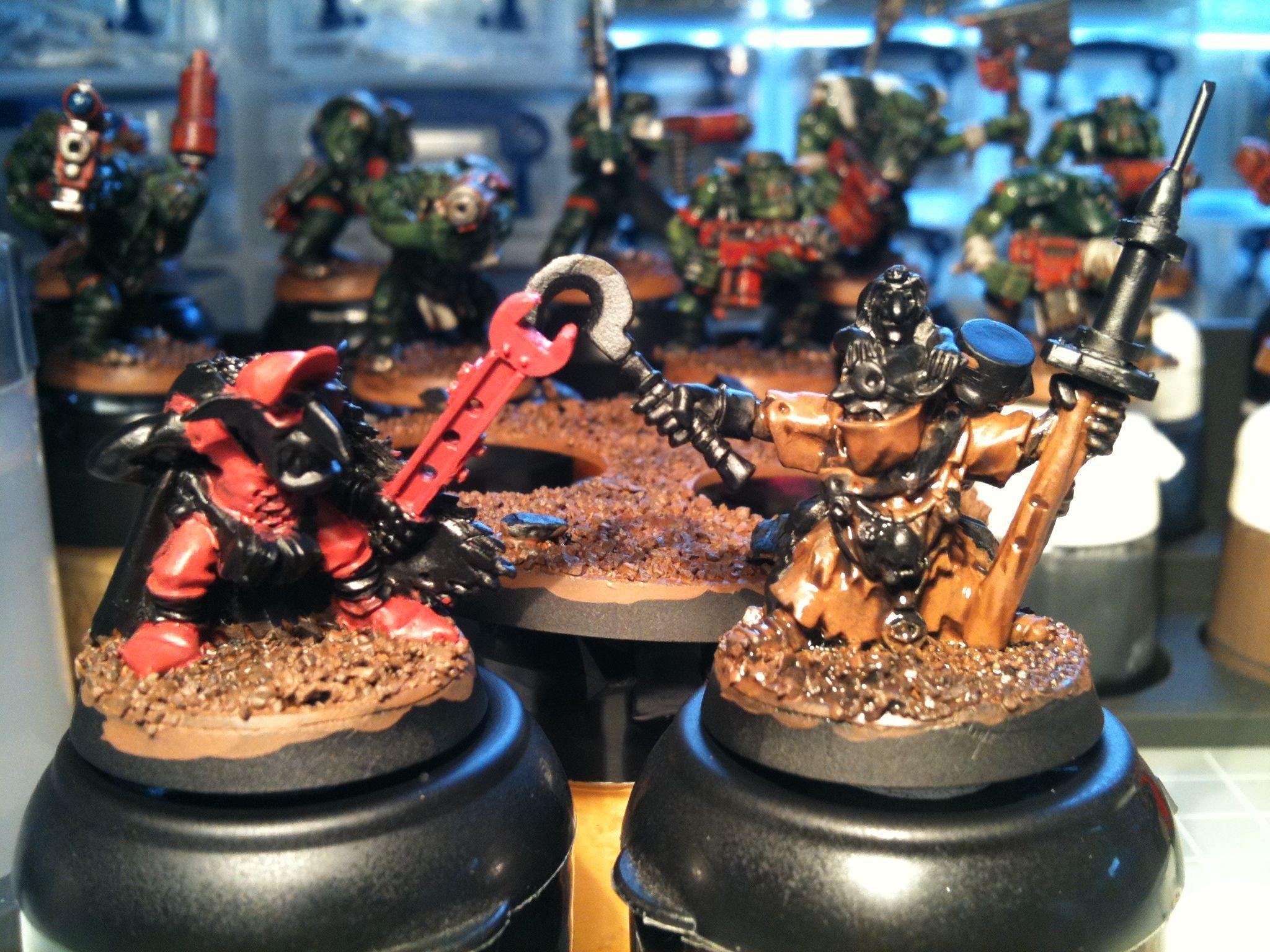 Dakka Painting Challenge, Duel, Grots, Orks, Warhammer 40,000, Welcome To Thunderdome, Work In Progress