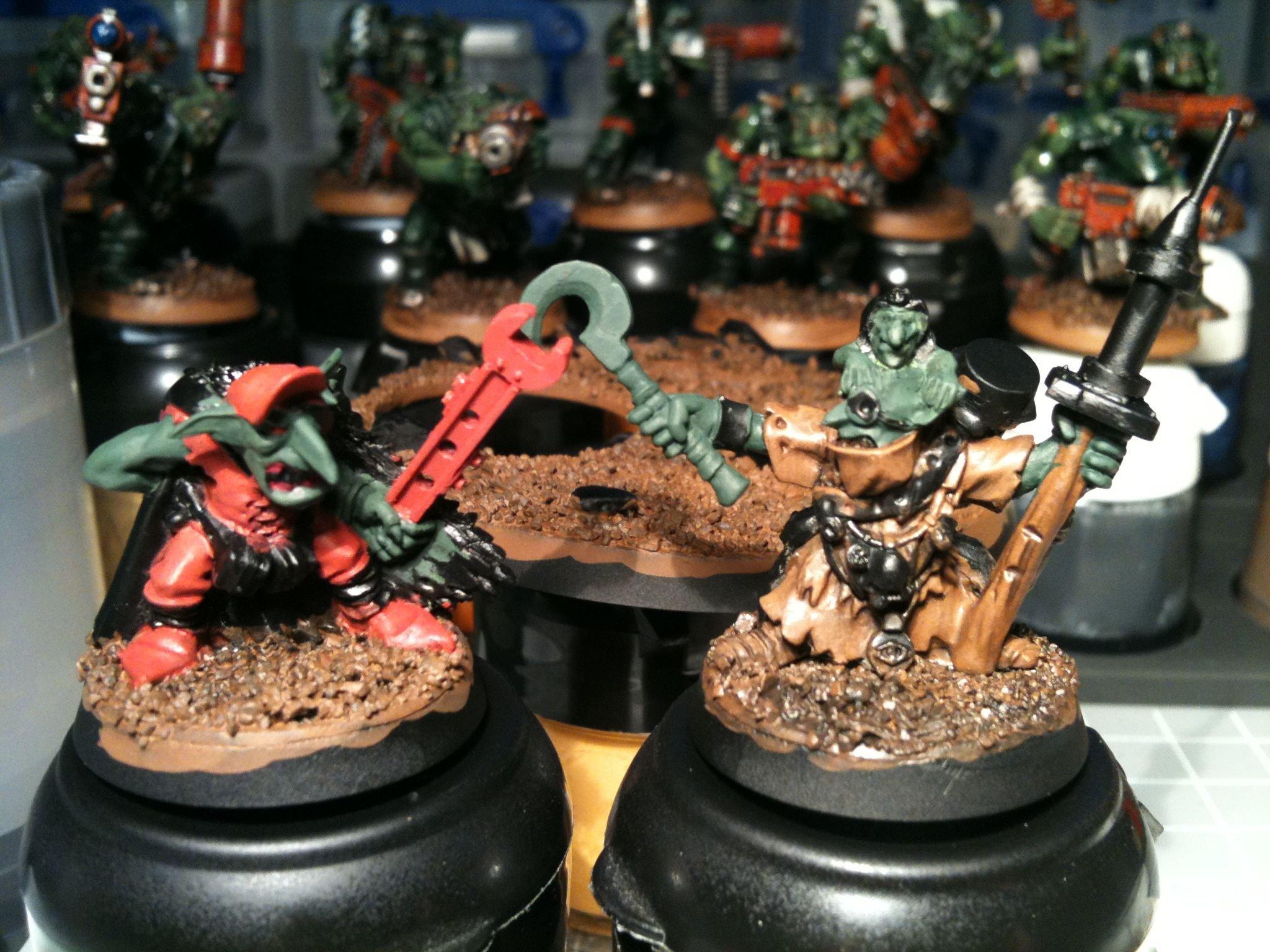 Dakka Painting Challenge, Duel, Grots, Orks, Warhammer 40,000, Welcome To Thunderdome, Work In Progress