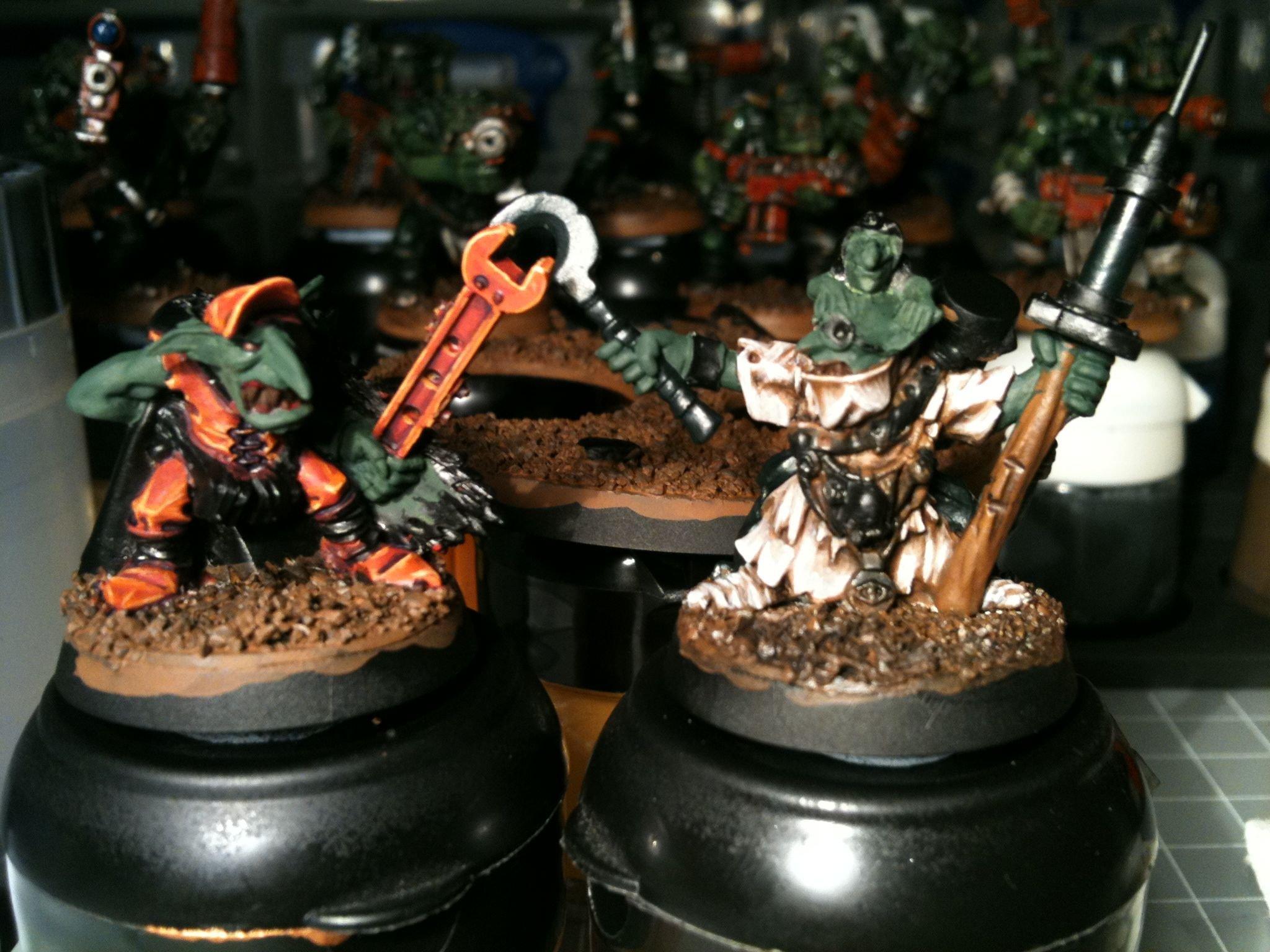 Dakka Painting Challenge, Duel, Grots, Orks, Warhammer 40,000, Welcome To Thunderdome, Work In Progress