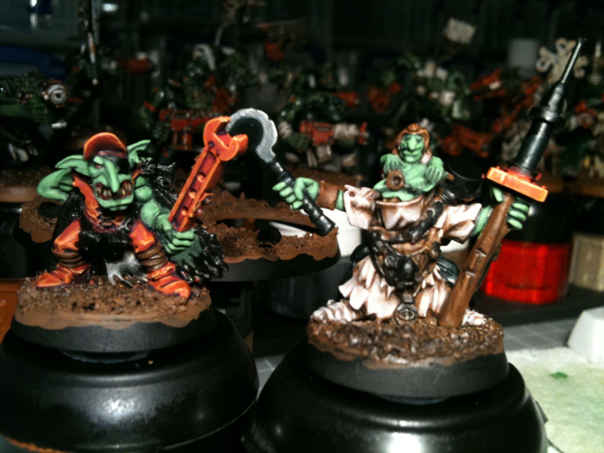 Dakka Painting Challenge, Duel, Grots, Orks, Warhammer 40,000, Welcome To Thunderdome, Work In Progress