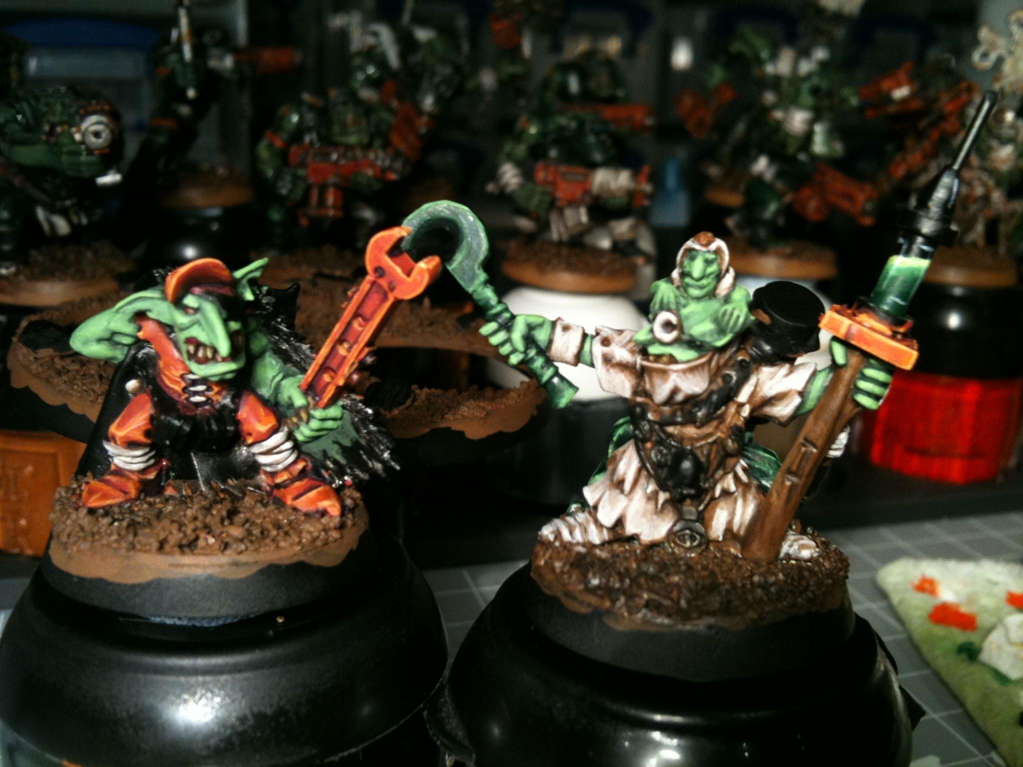 Dakka Painting Challenge, Duel, Grots, Orks, Warhammer 40,000, Welcome To Thunderdome, Work In Progress