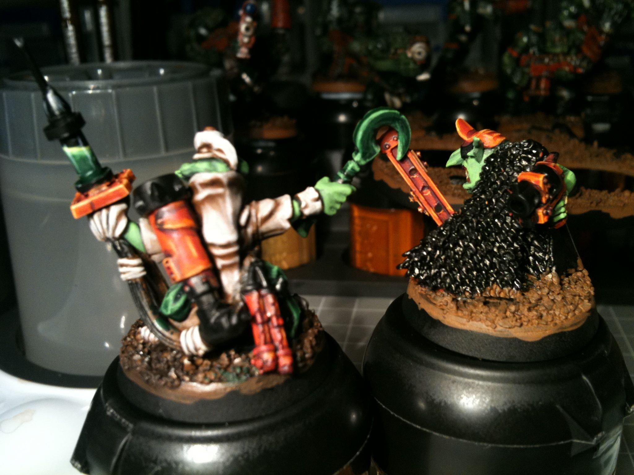 Dakka Painting Challenge, Duel, Grots, Orks, Warhammer 40,000, Welcome To Thunderdome, Work In Progress