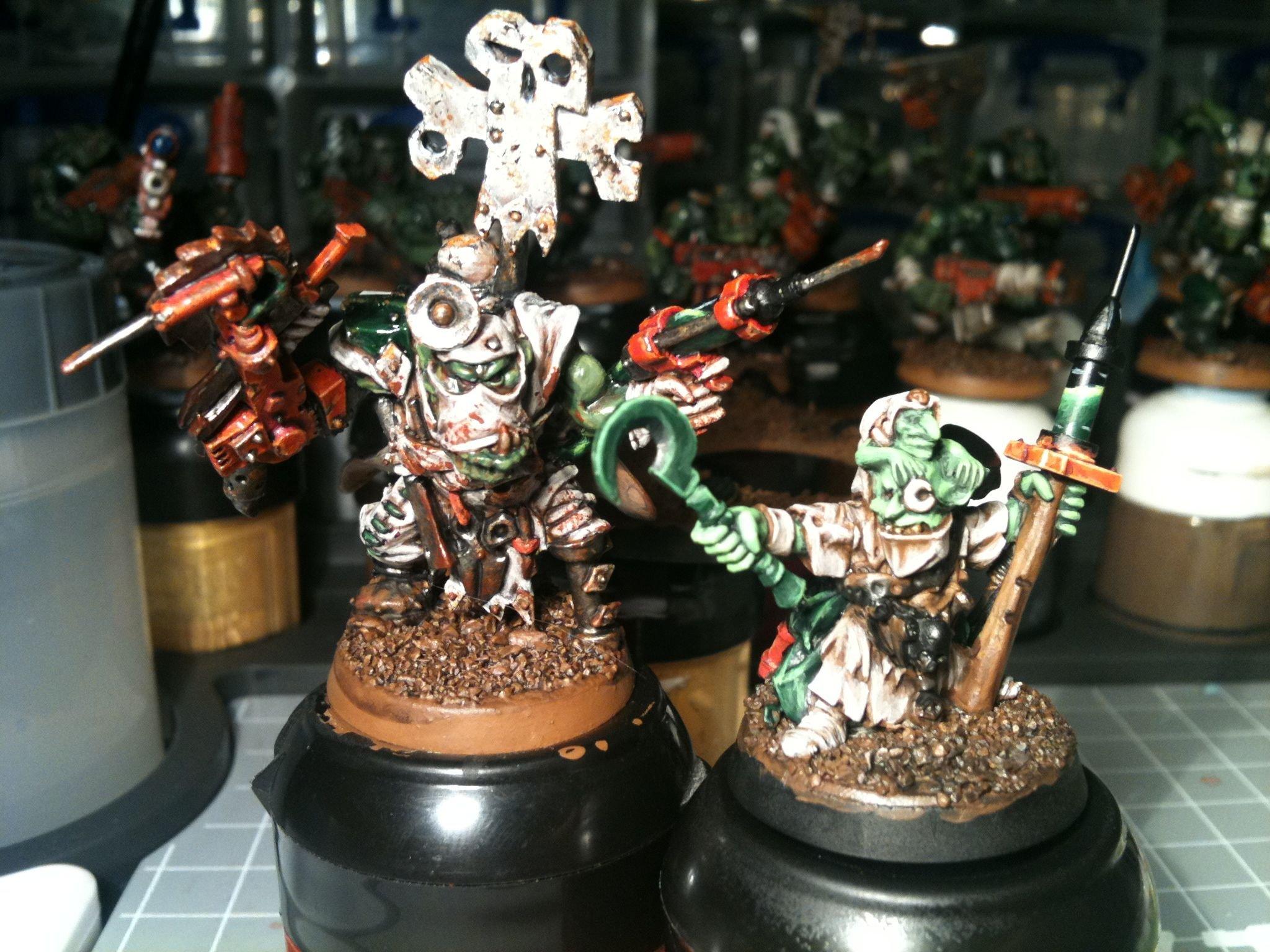 Dakka Painting Challenge, Duel, Grots, Orks, Warhammer 40,000, Welcome To Thunderdome, Work In Progress