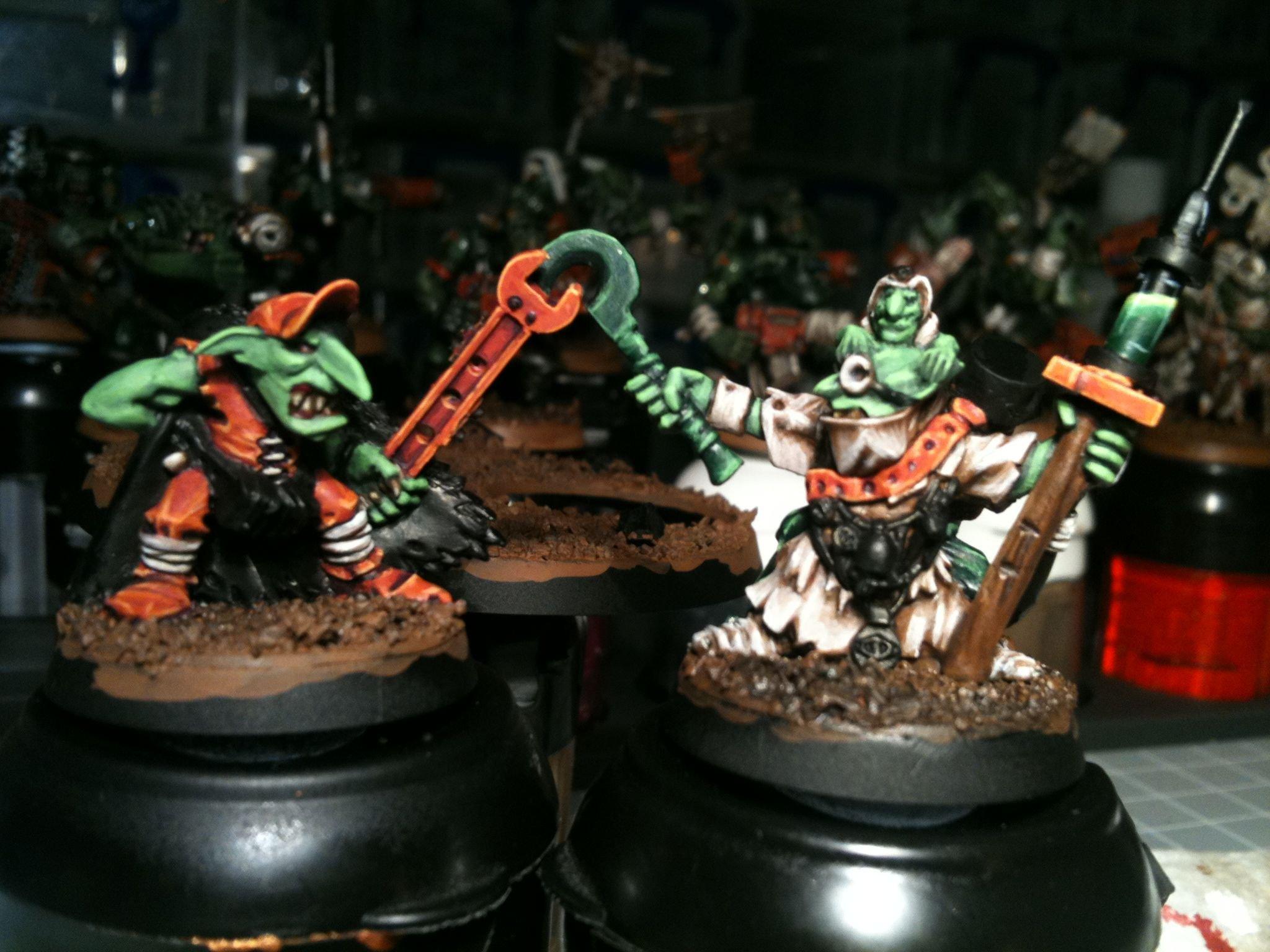 Dakka Painting Challenge, Duel, Grots, Orks, Warhammer 40,000, Welcome To Thunderdome, Work In Progress