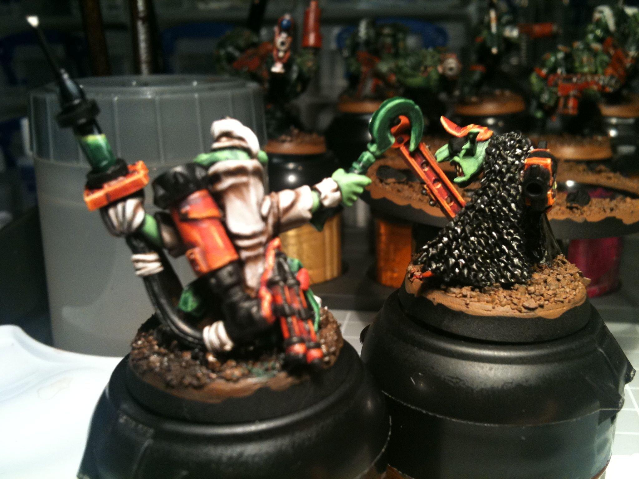 Dakka Painting Challenge, Duel, Grots, Orks, Warhammer 40,000, Welcome To Thunderdome, Work In Progress
